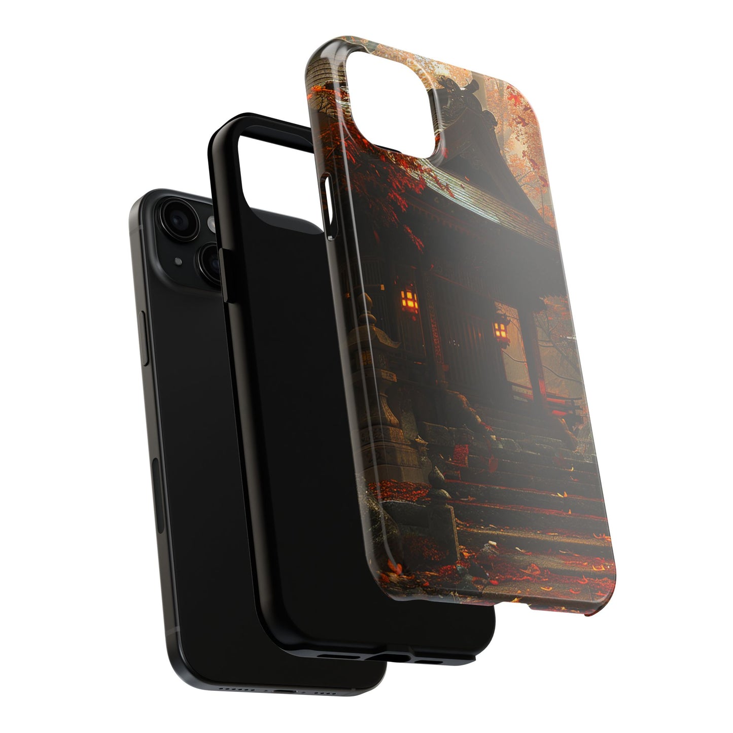 Japanese Autumn Shinto Shrine Tough Phone Case