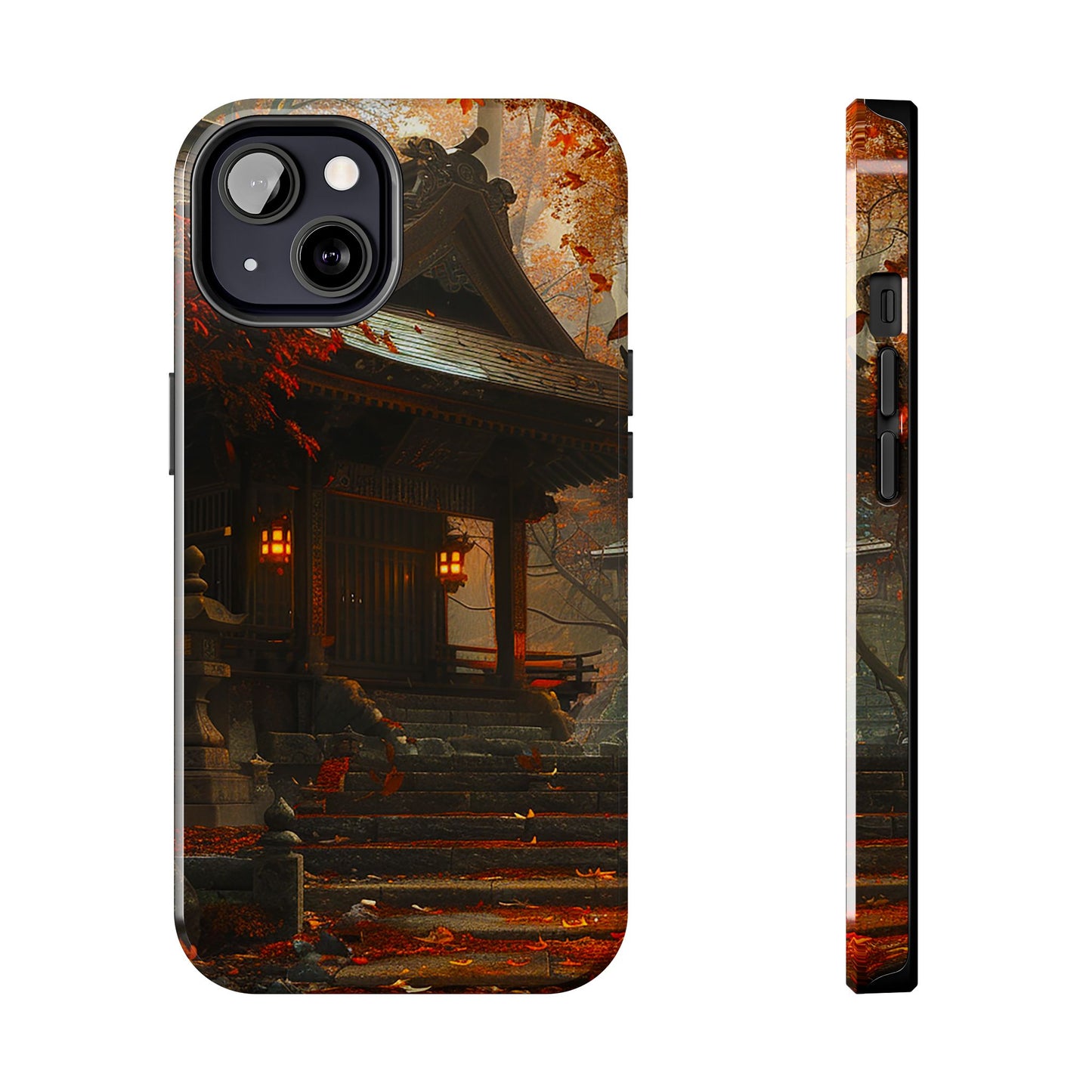 Japanese Autumn Shinto Shrine Tough Phone Case