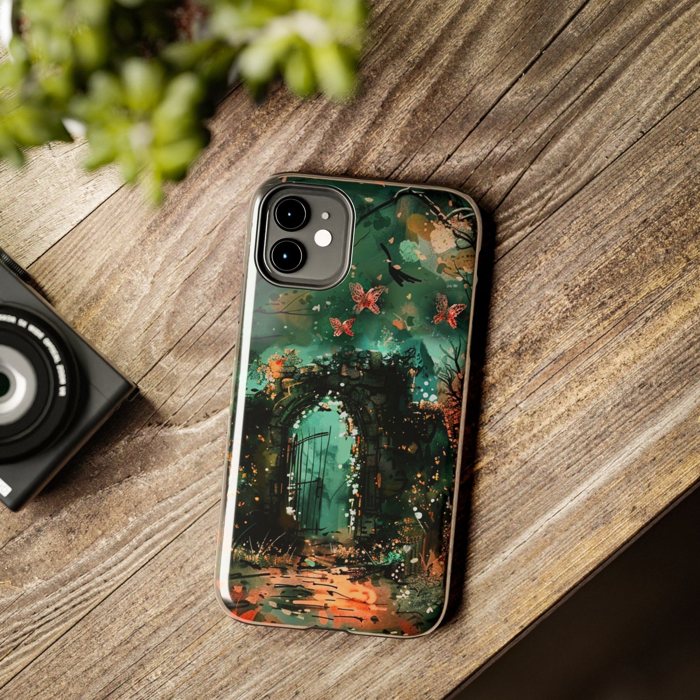 iPhone Android Lonely Ancient Fantasy Gate Phone Case