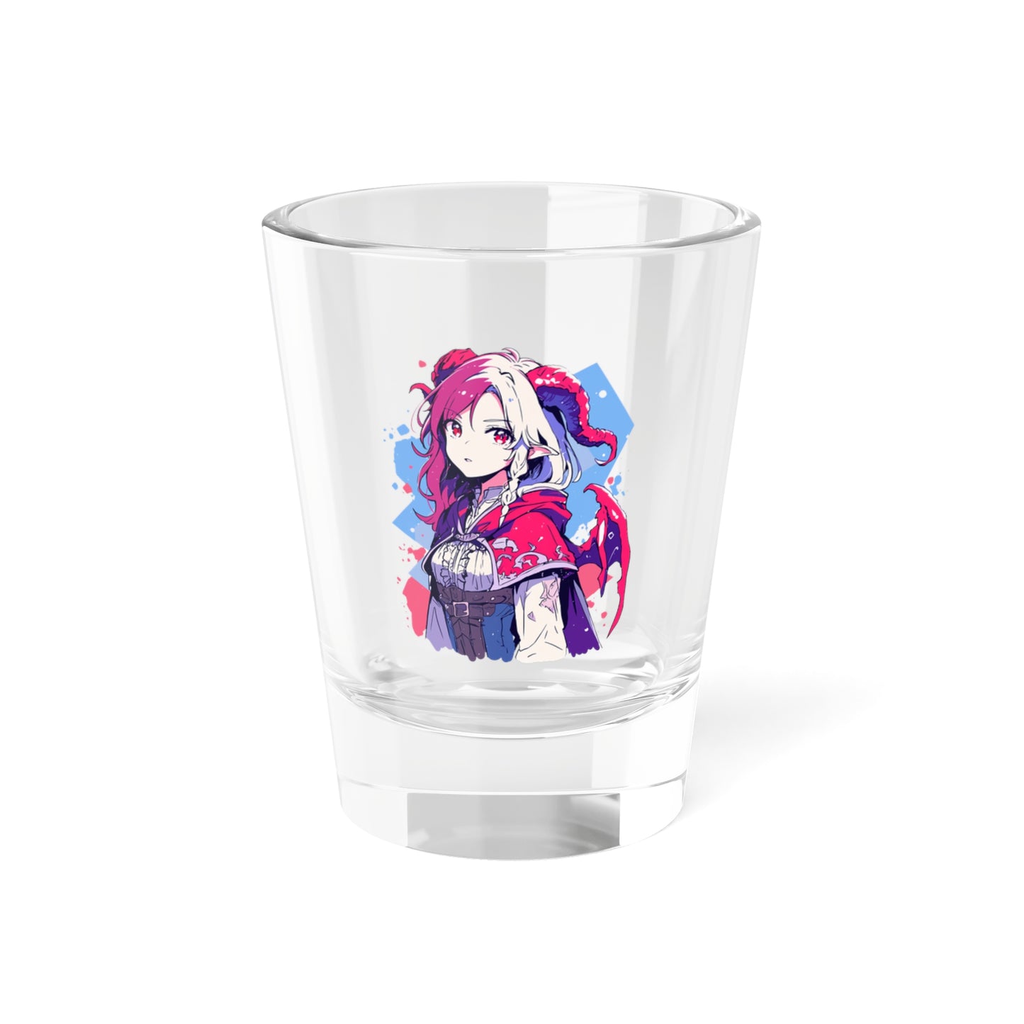 Cute Demon Princess Shot Glass, 1.5oz - Dark Fantasy Anime-Inspired Art