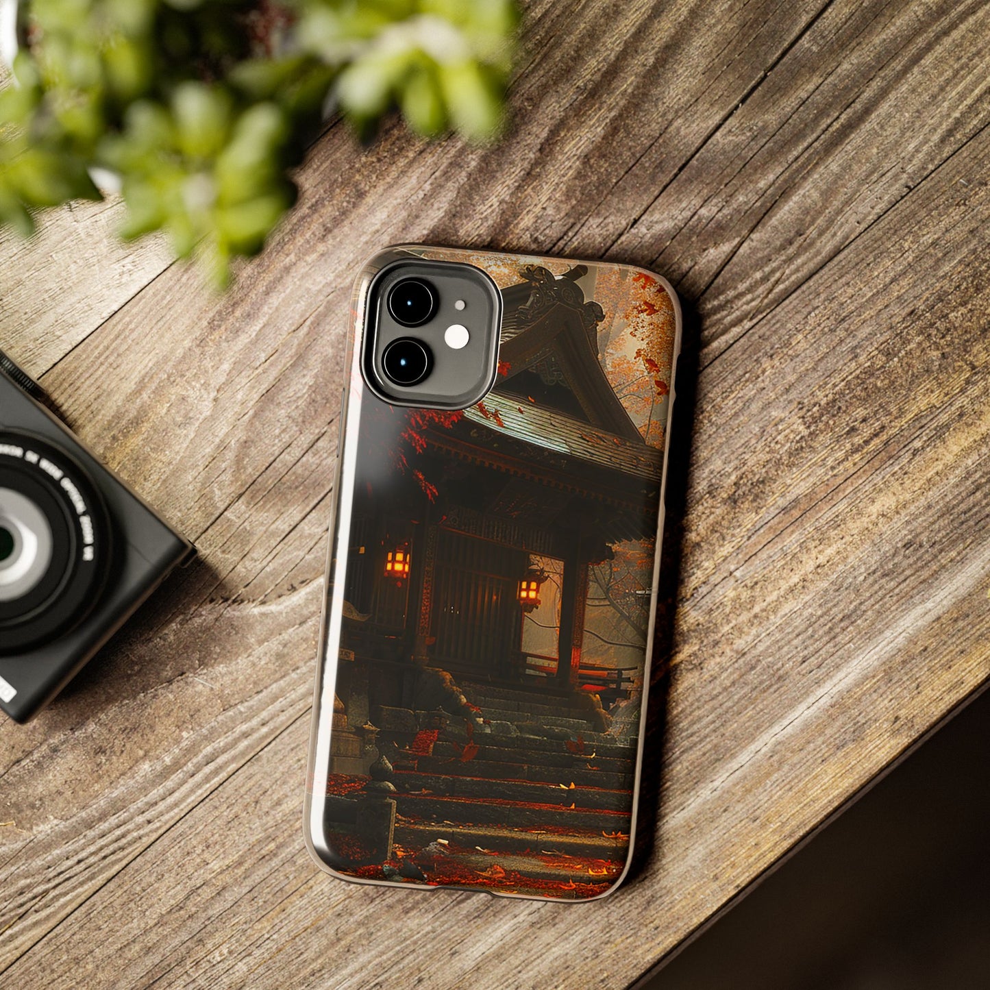 Japanese Autumn Shinto Shrine Tough Phone Case