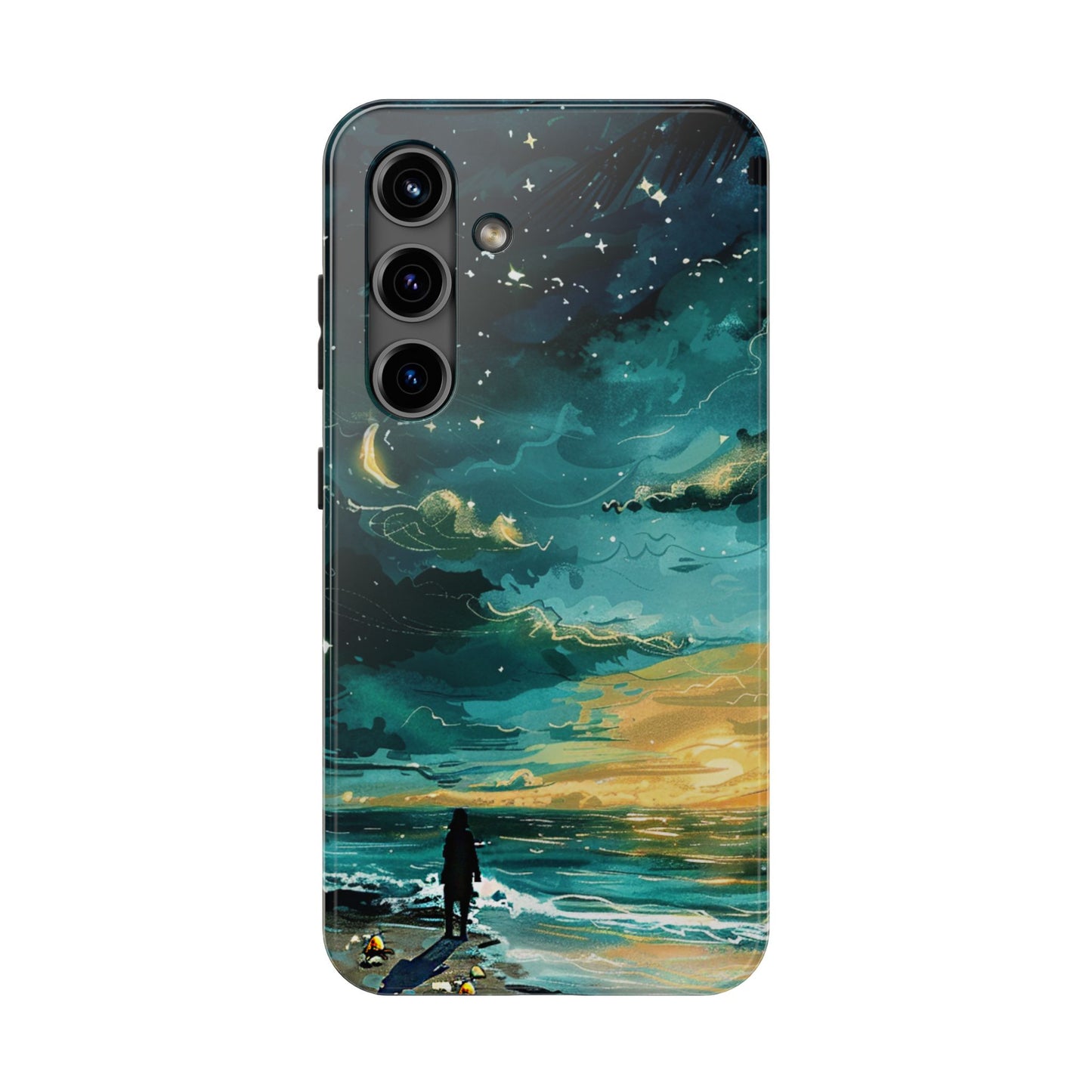 iPhone Android Faraway Warm Tropical Beach Phone Case