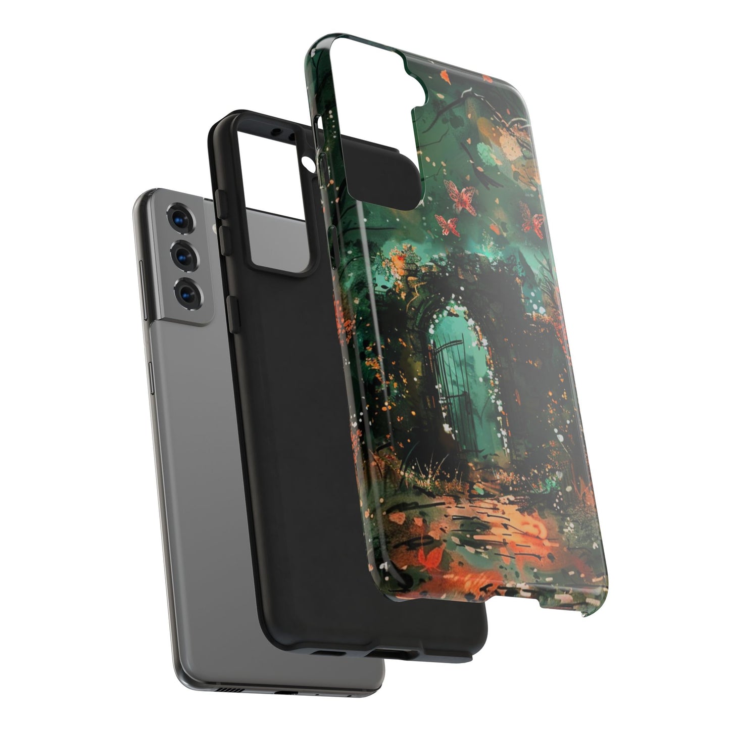 iPhone Android Lonely Ancient Fantasy Gate Phone Case