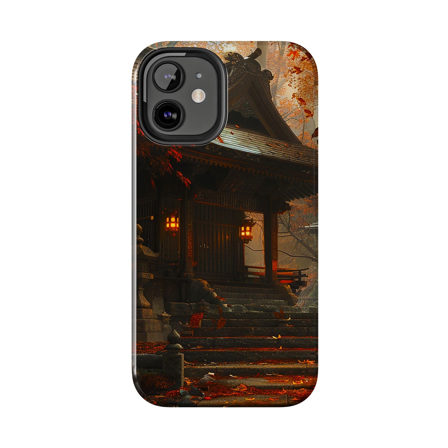 Japanese Autumn Shinto Shrine Tough Phone Case
