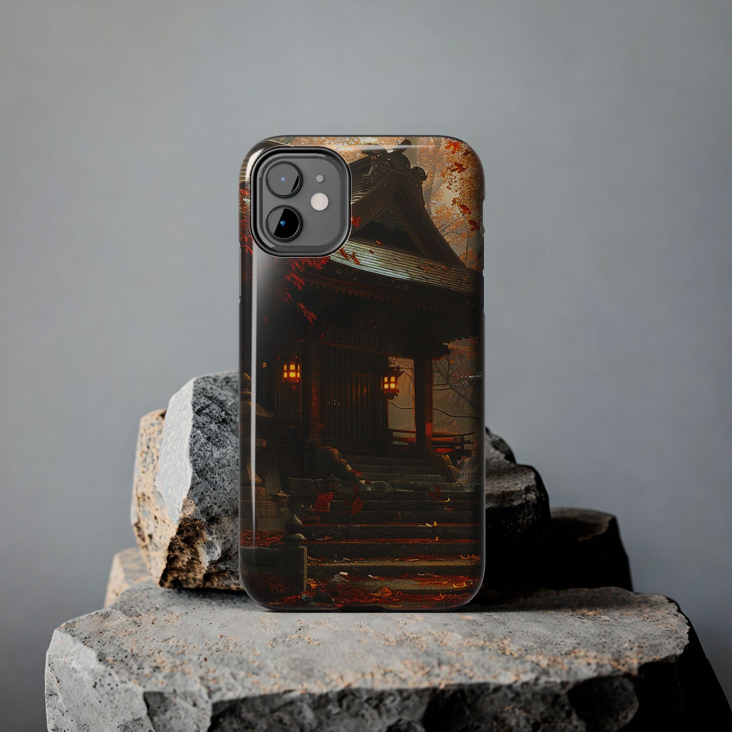 Japanese Autumn Shinto Shrine Tough Phone Case
