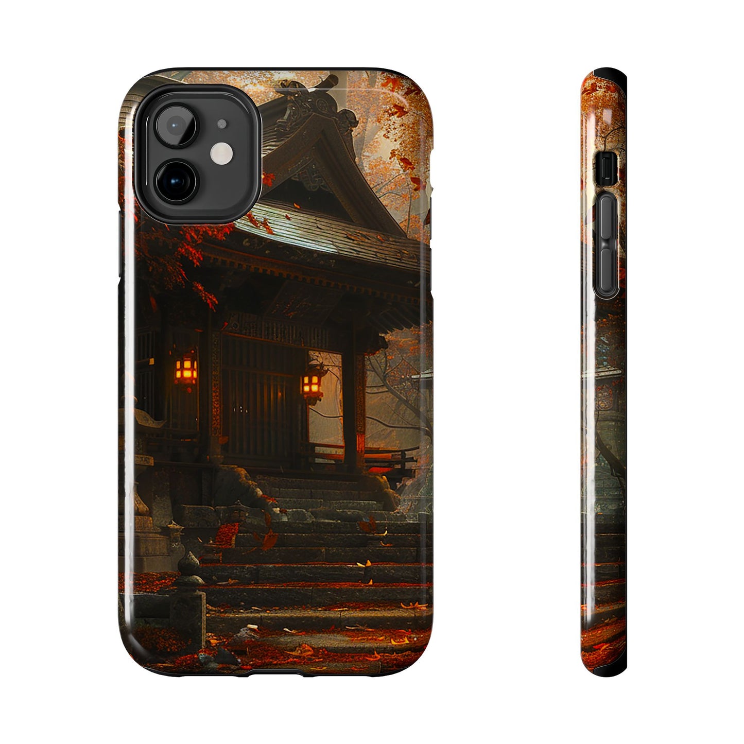 Japanese Autumn Shinto Shrine Tough Phone Case