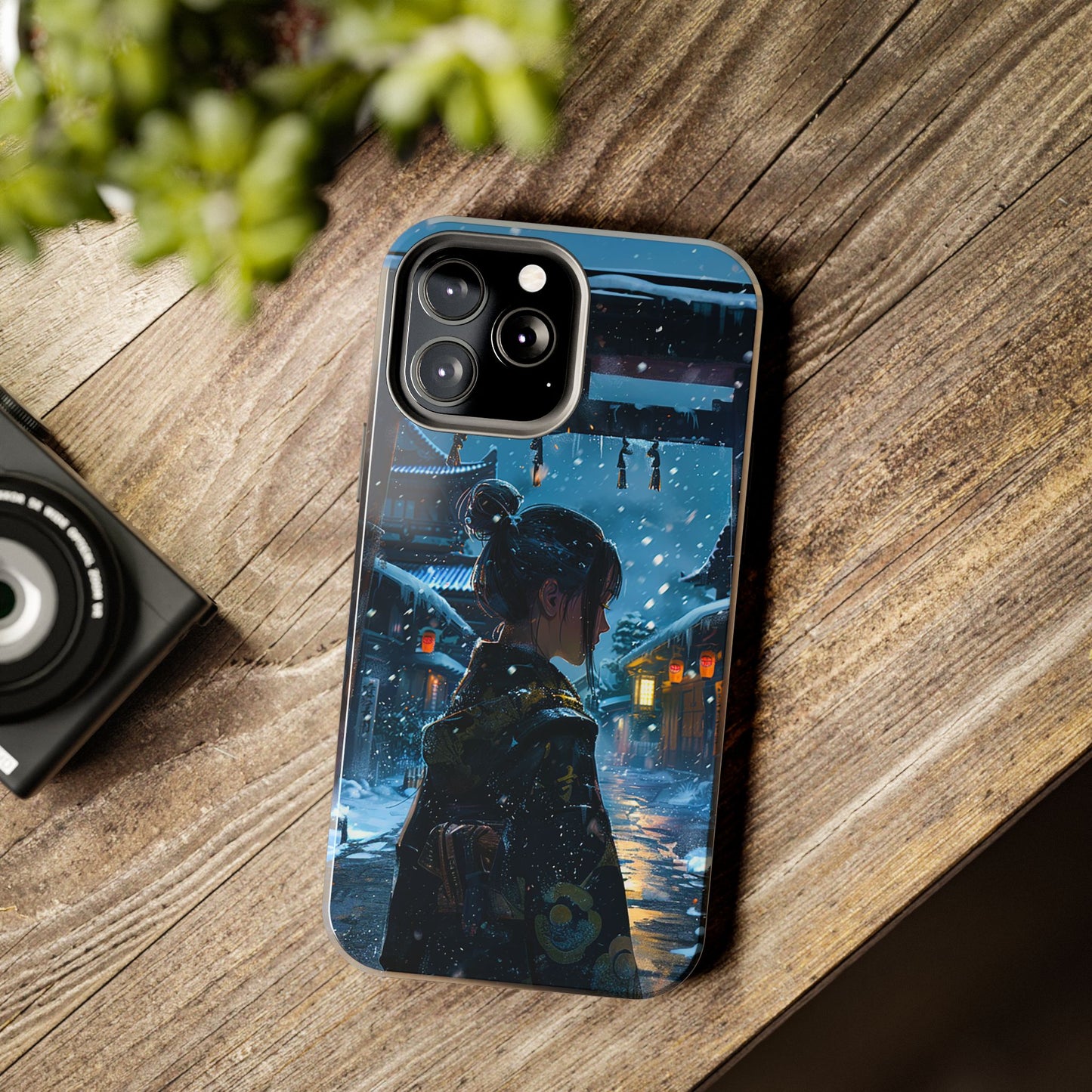 Snowy Japanese Village Tough Phone Case iPhone Android