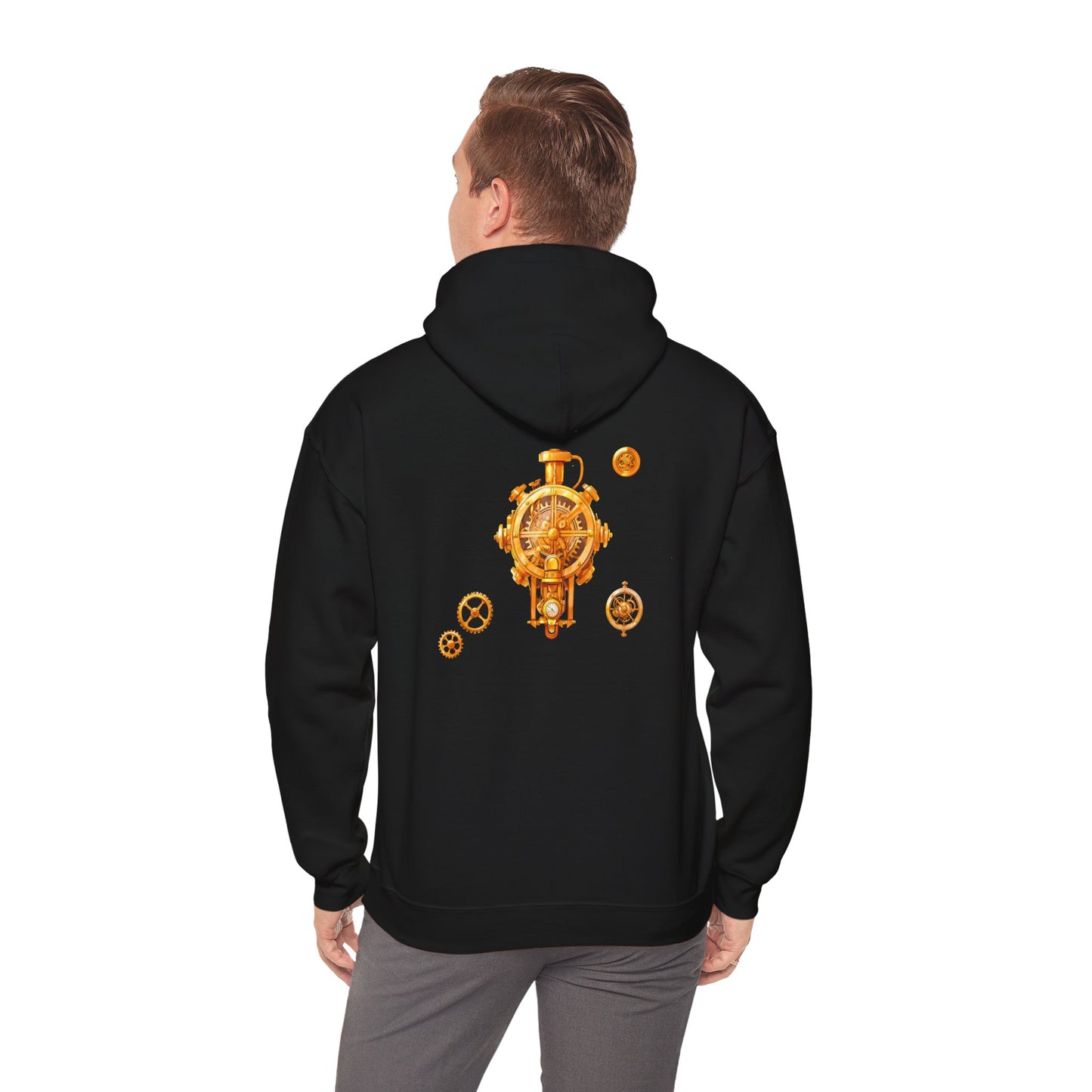Steampunk Clocks and Gears Unisex Heavy Blend™ Hooded Sweatshirt