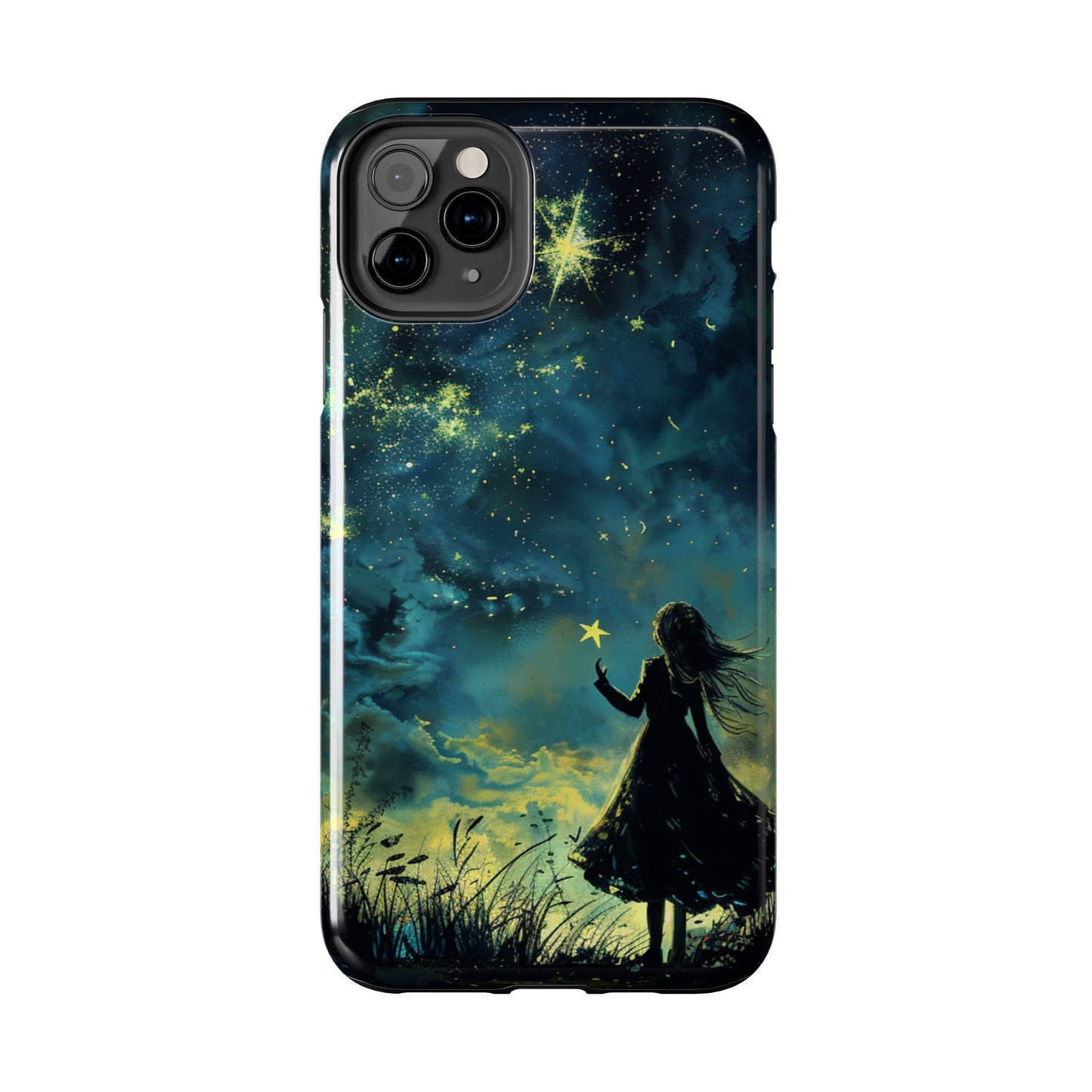 iPhone Android Wishing Star Girl Phone Case