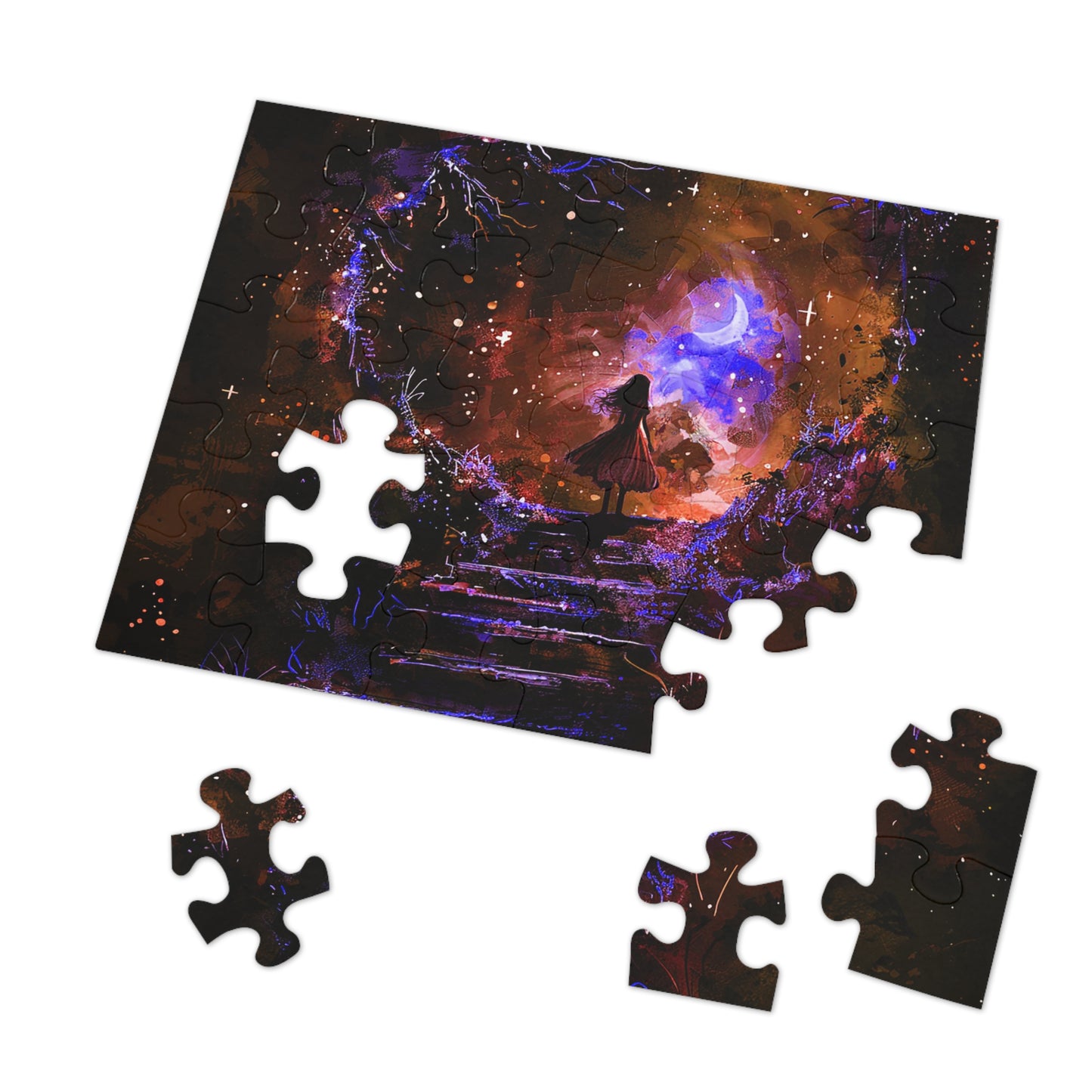 Fantasy Girl Portal Jigsaw Puzzle (30, 110, 252, 500,1000-Piece)