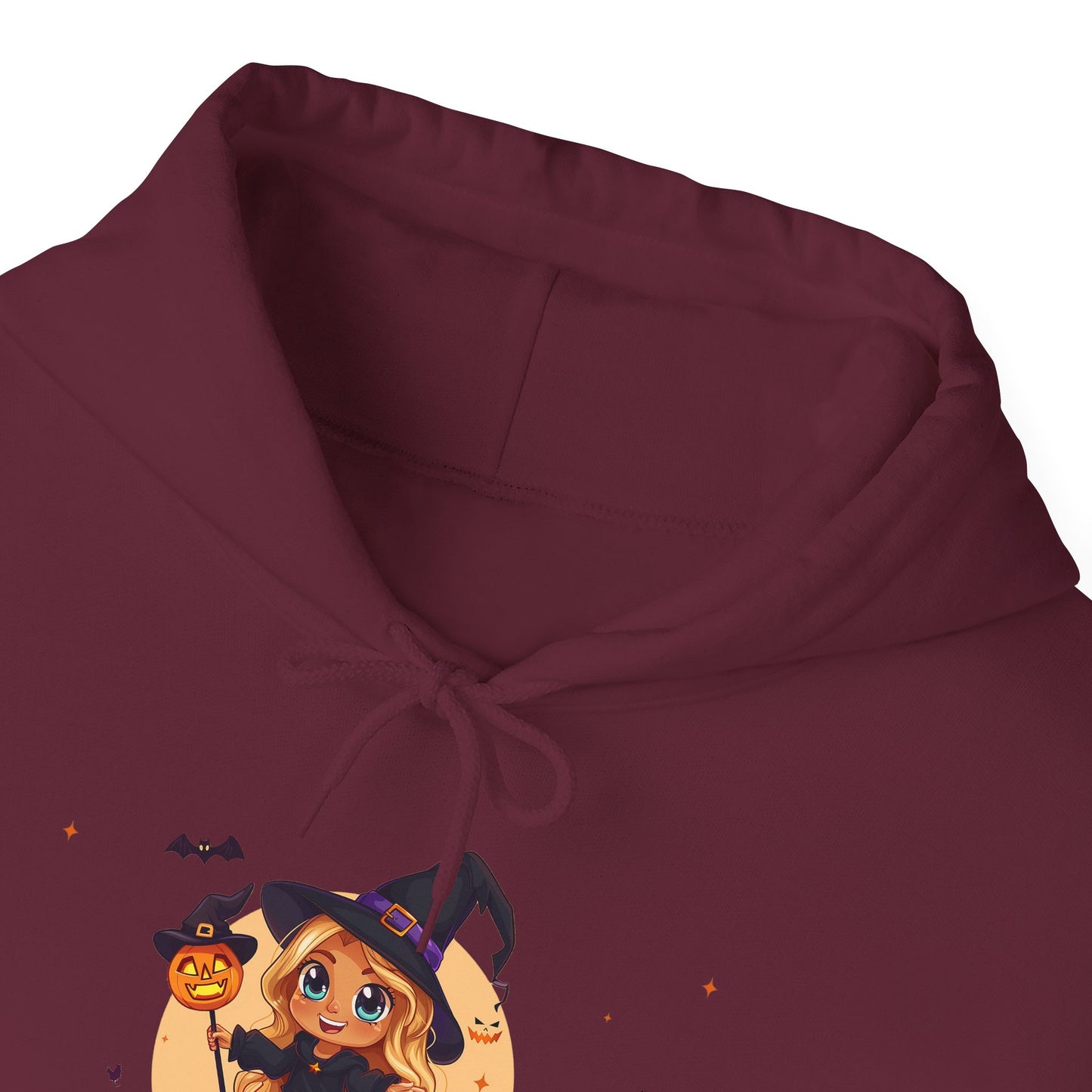 Cute Halloween Magician Girl Unisex Heavy Blend™ Hooded Sweatshirt