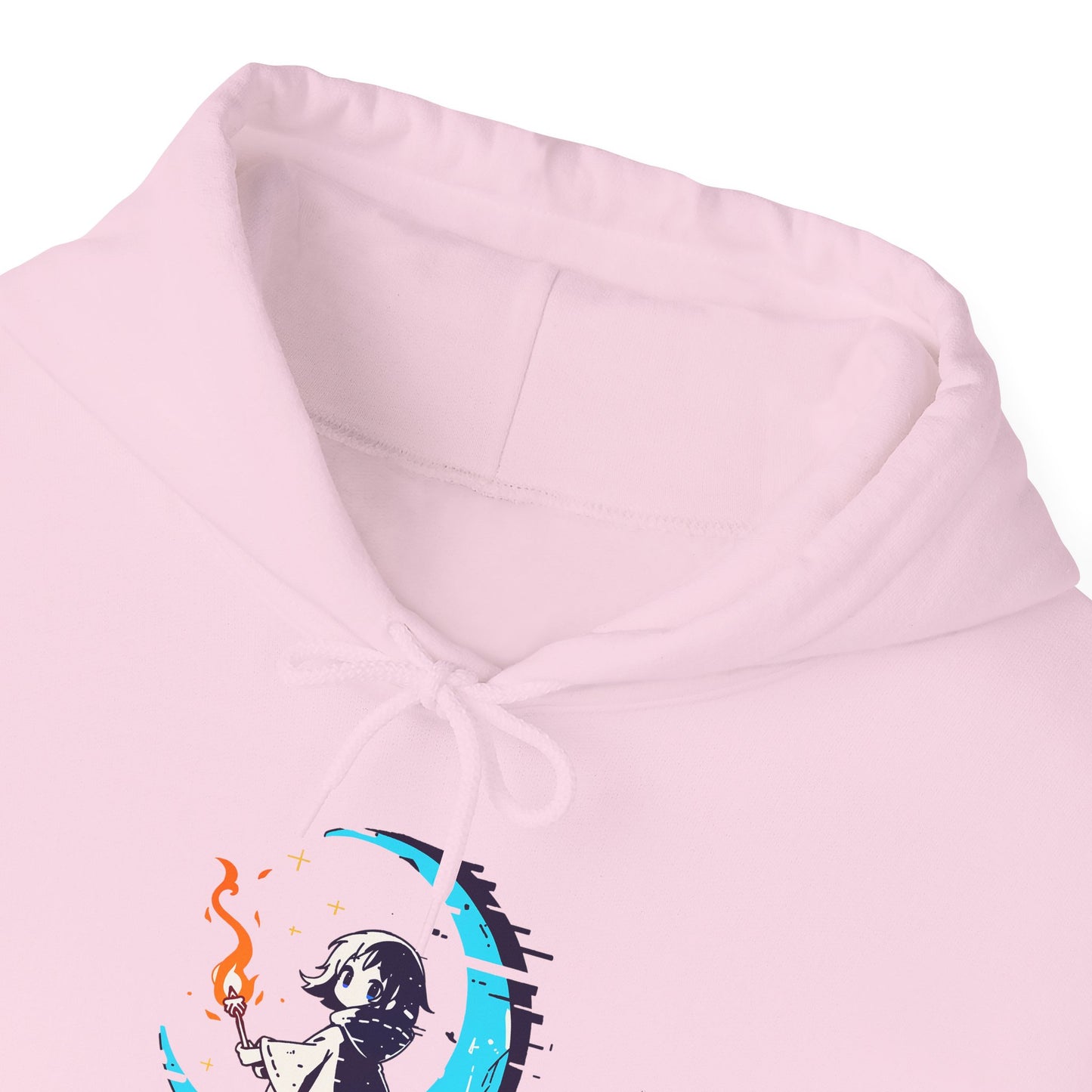 Fantasy Moon Girl Torchbearer Unisex Heavy Blend™ Hooded Sweatshirt