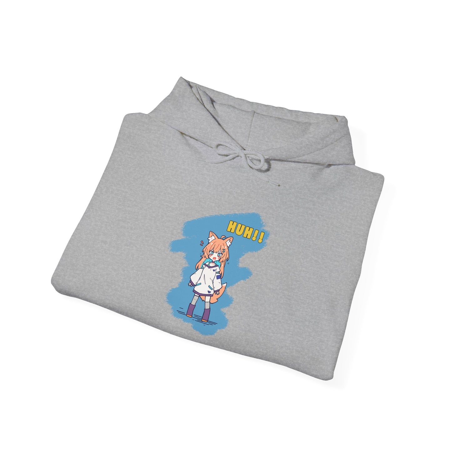 Sweet Fox Girl Huh!! Unisex - Heavy Blend™ Hooded Sweatshirt - Vibrant Anime Style - Cute and Funny Design