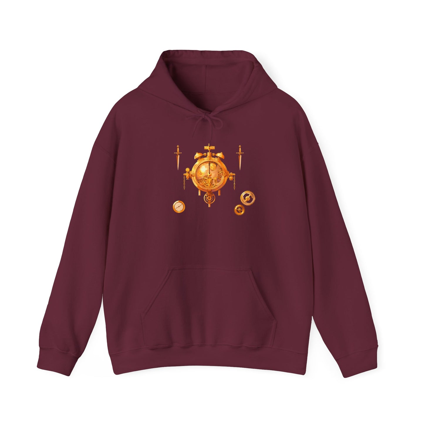 Steampunk Clocks and Gears Unisex Heavy Blend™ Hooded Sweatshirt