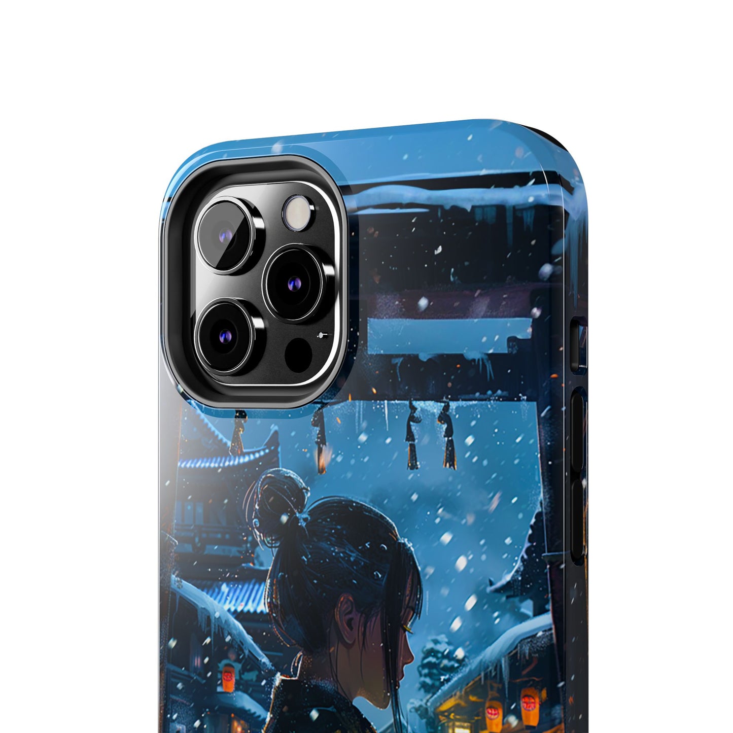 Snowy Japanese Village Tough Phone Case iPhone Android