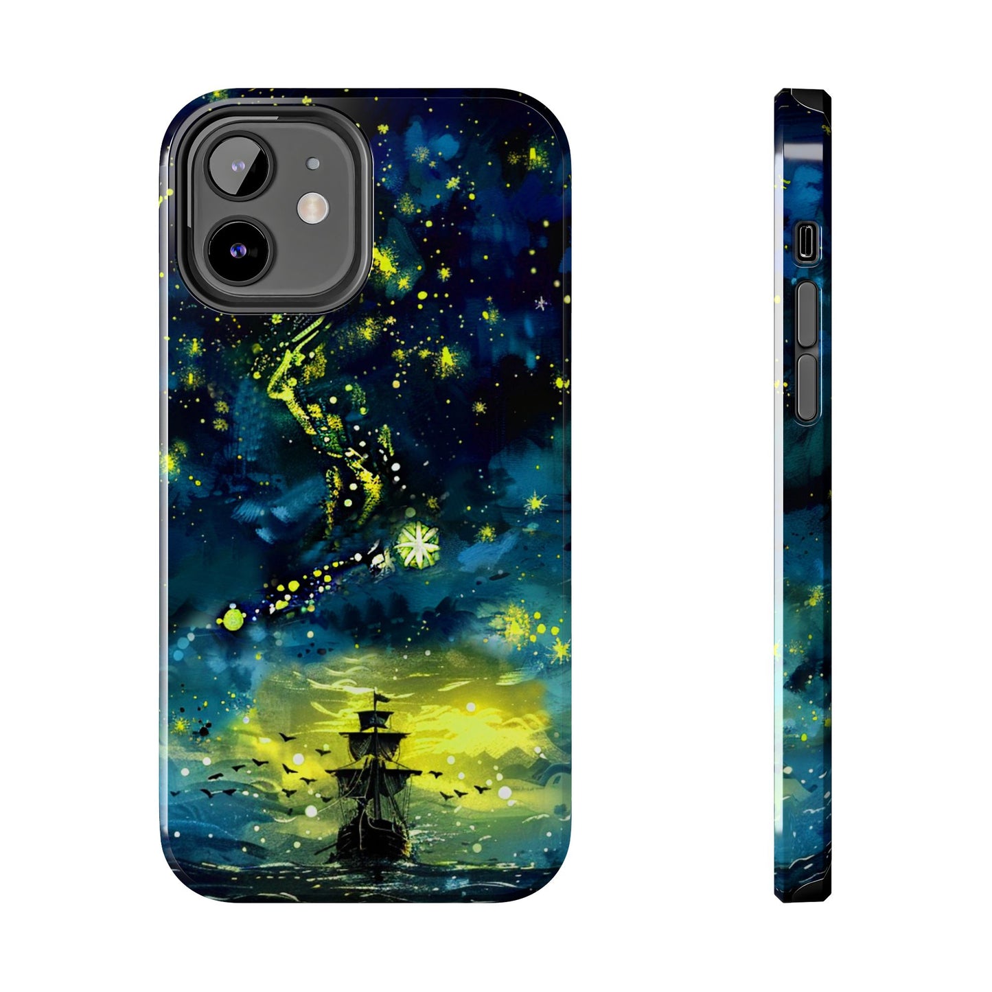 iPhone Android Starry Sky Lost Pirate Ship Phone Case