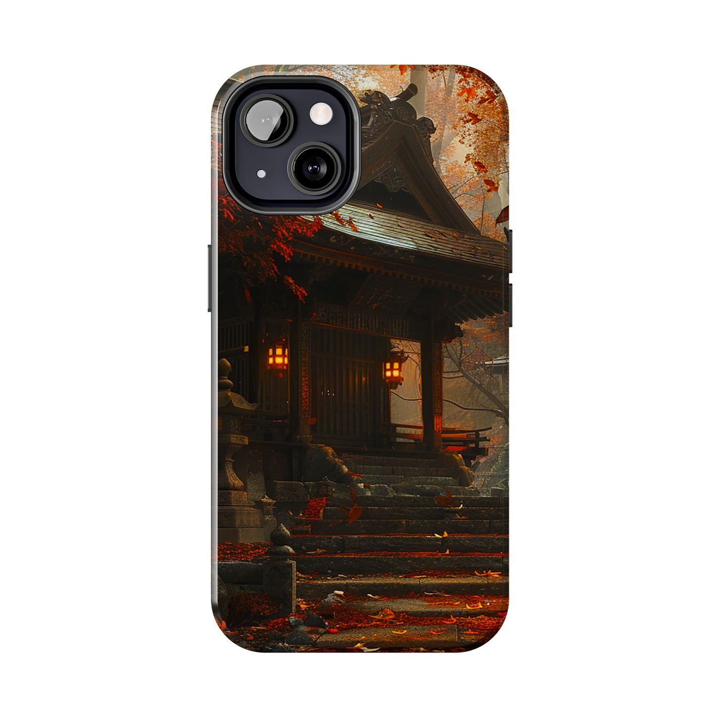 Japanese Autumn Shinto Shrine Tough Phone Case