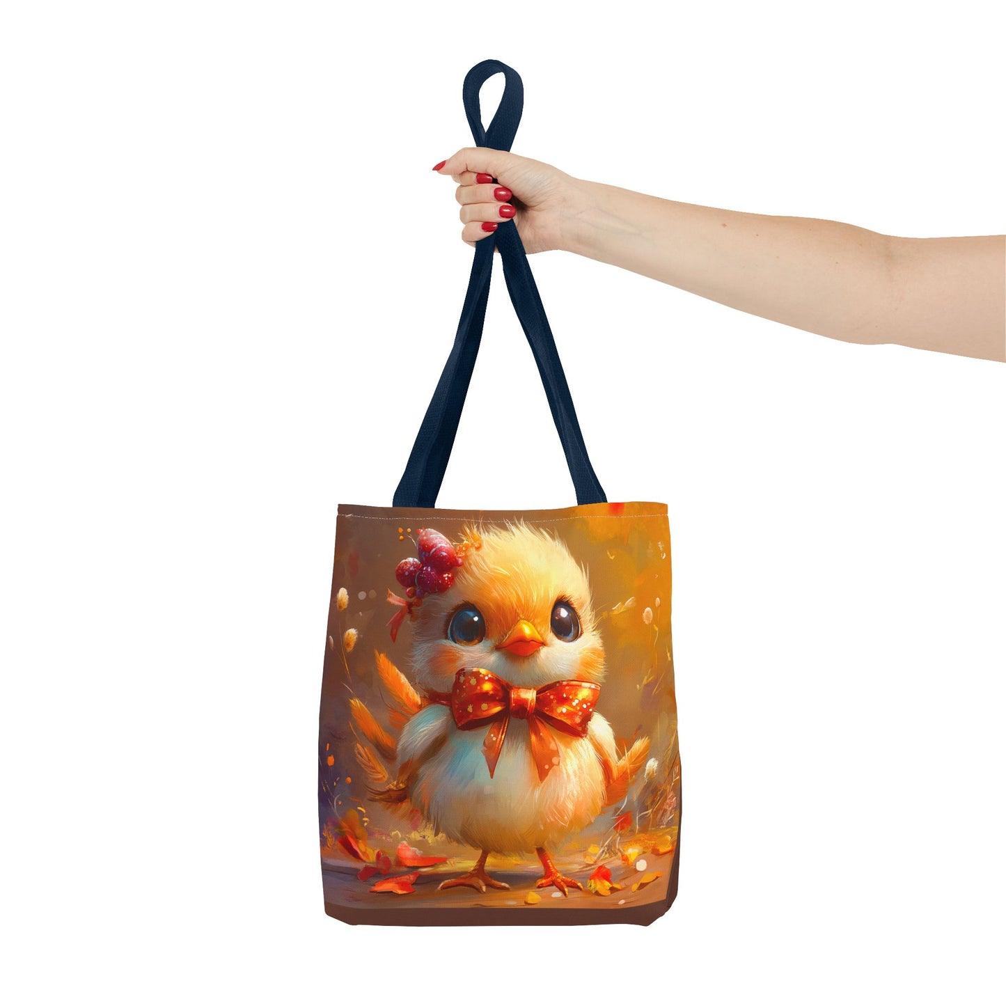 Adorable Turkey Chick Tote Bag (AOP)