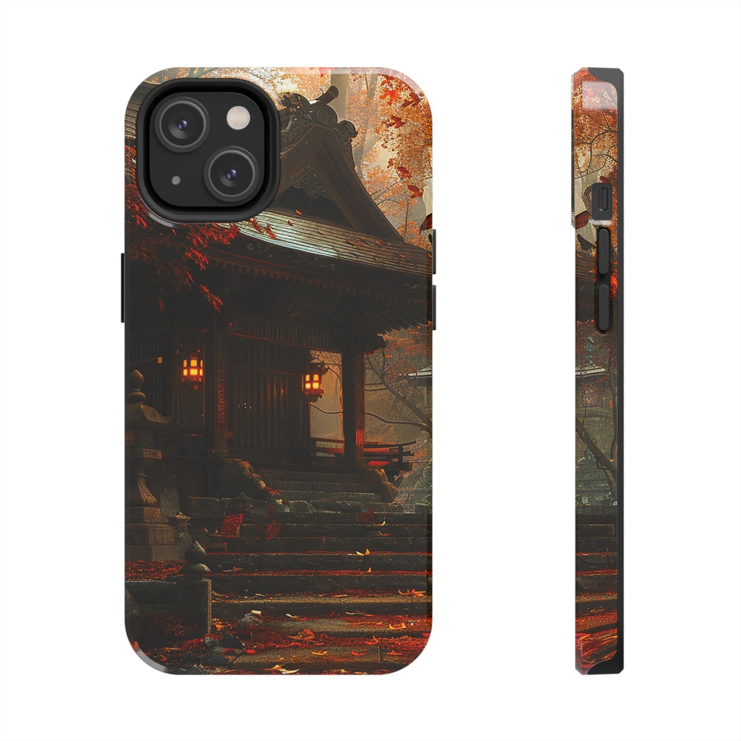 Japanese Autumn Shinto Shrine Tough Phone Case