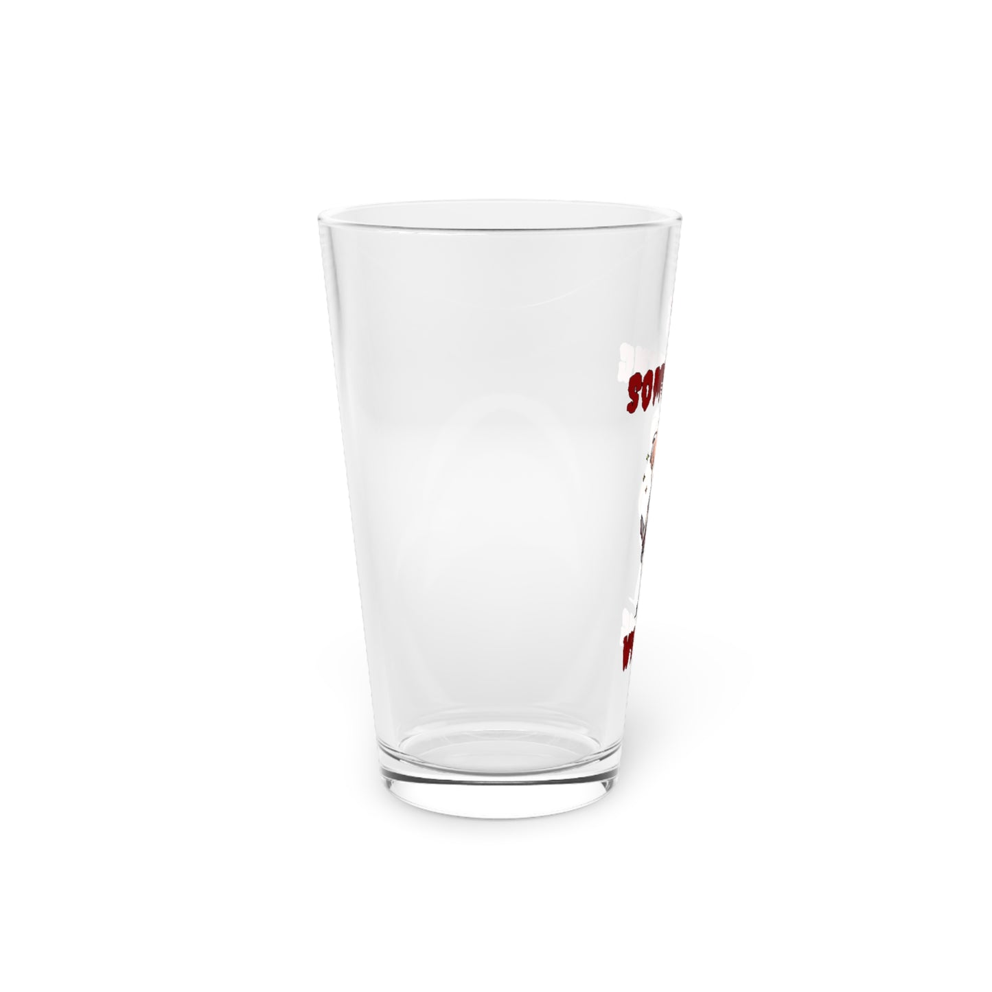 Dark Fantasy Girl - "Is Something Wrong" - Pint Glass, 16oz