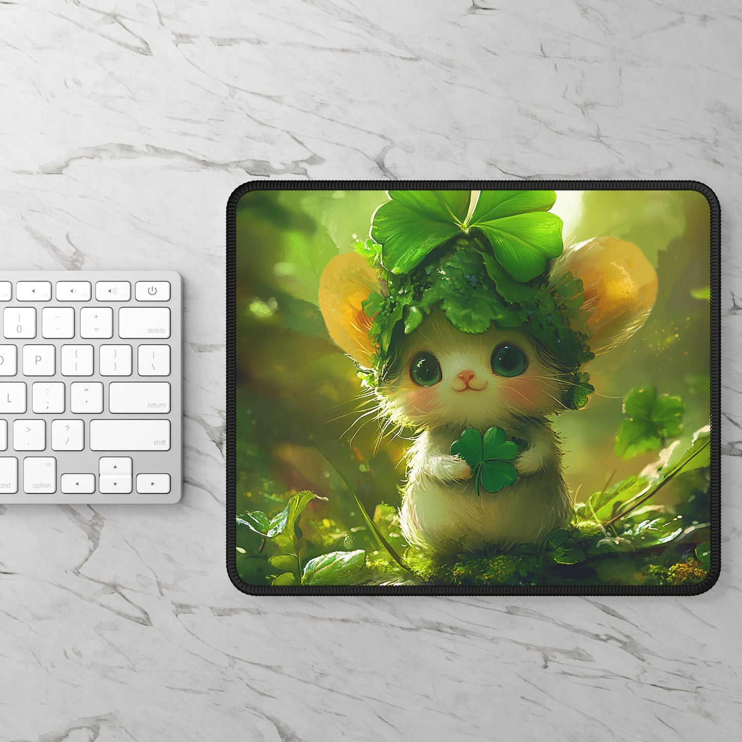 Saint Patrick's Day Clover Mouse Gaming Mouse Pad