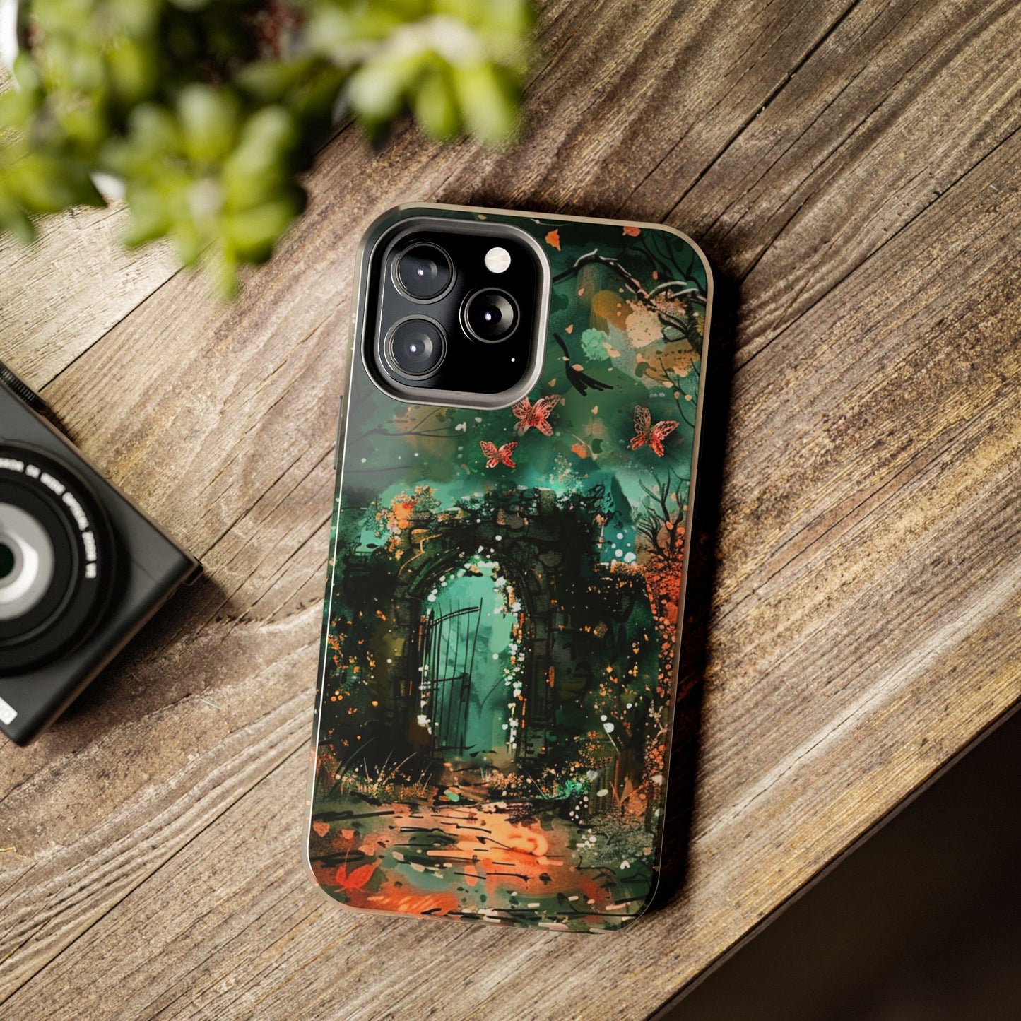 iPhone Android Lonely Ancient Fantasy Gate Phone Case