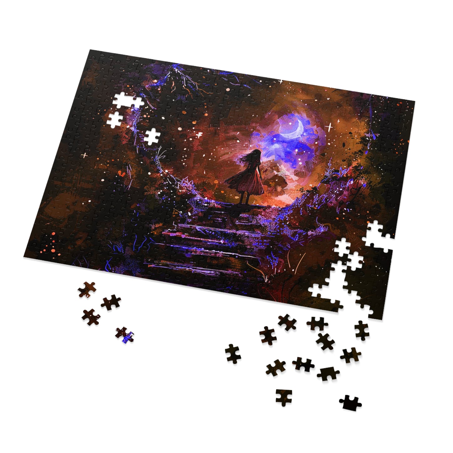 Fantasy Girl Portal Jigsaw Puzzle (30, 110, 252, 500,1000-Piece)