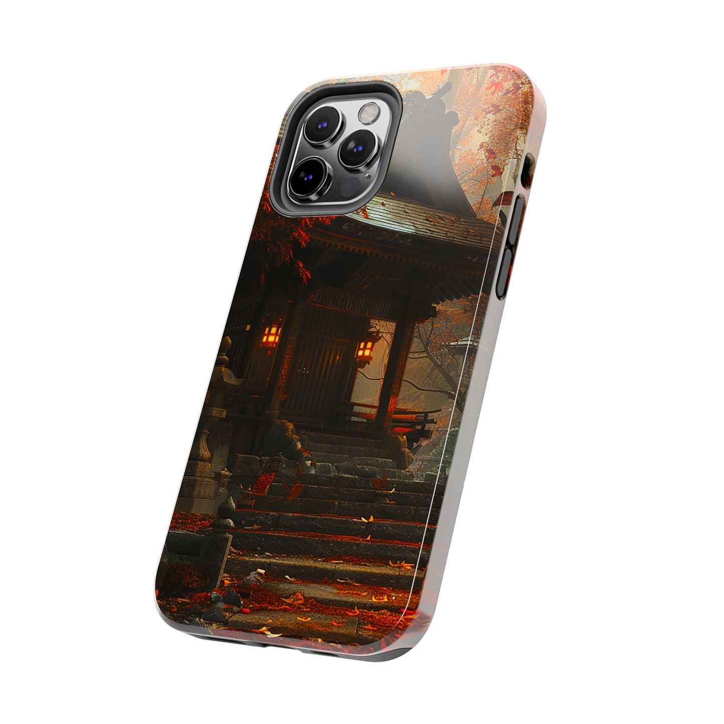 Japanese Autumn Shinto Shrine Tough Phone Case