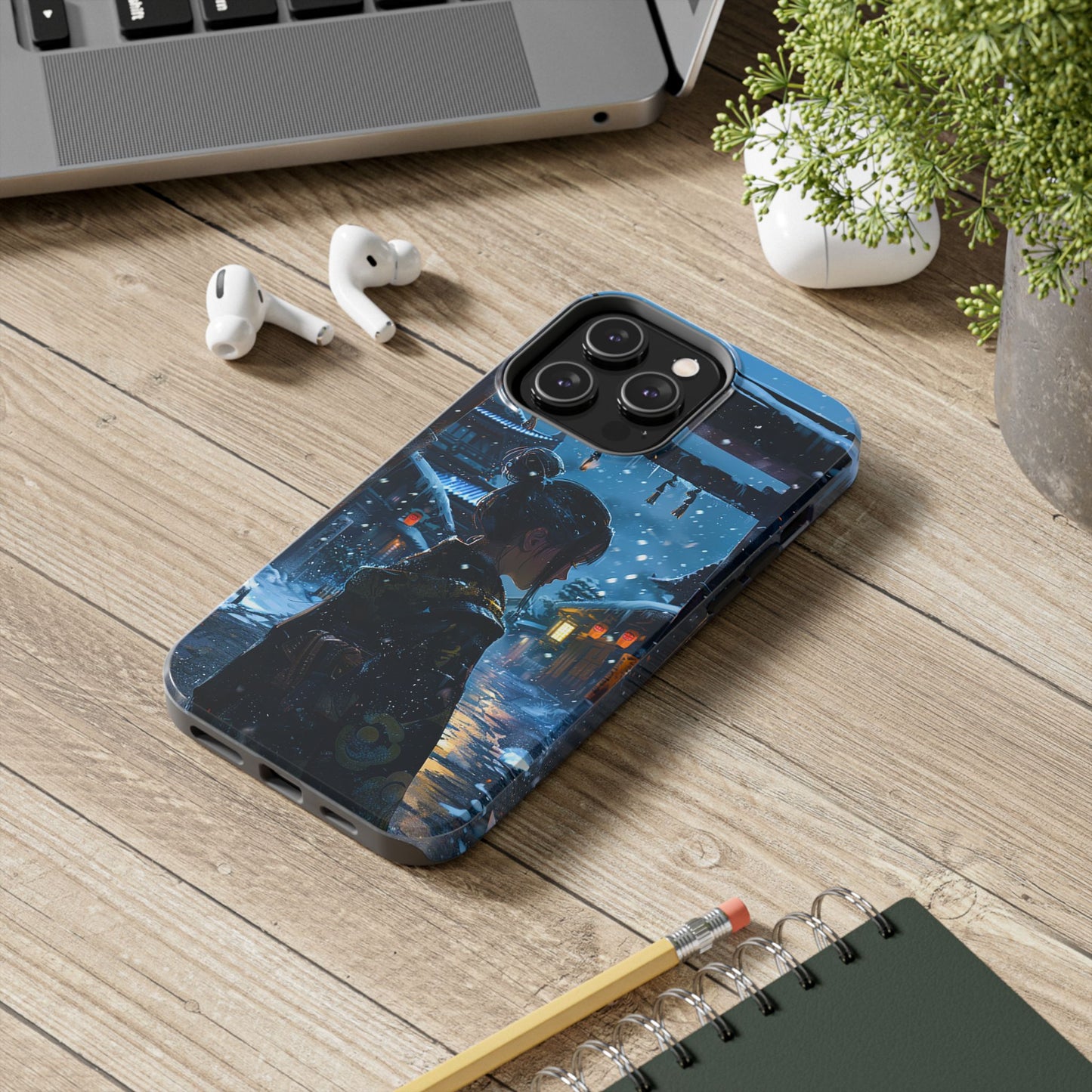 Snowy Japanese Village Tough Phone Case iPhone Android