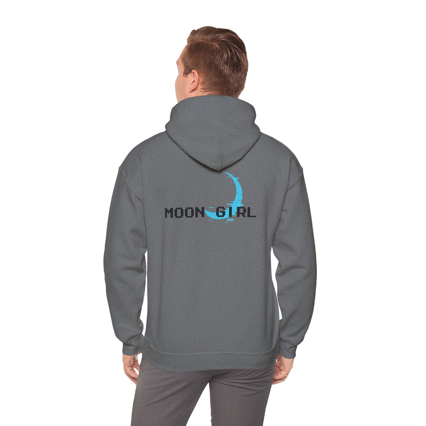 Fantasy Moon Girl Torchbearer Unisex Heavy Blend™ Hooded Sweatshirt