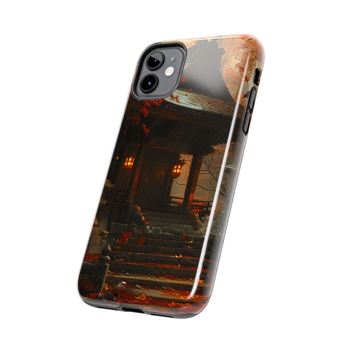 Japanese Autumn Shinto Shrine Tough Phone Case