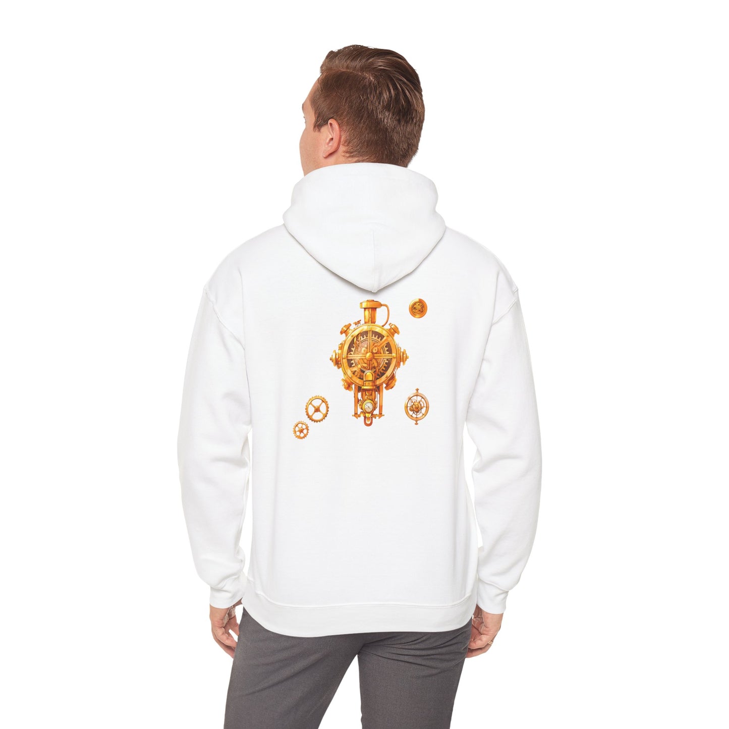 Steampunk Clocks and Gears Unisex Heavy Blend™ Hooded Sweatshirt