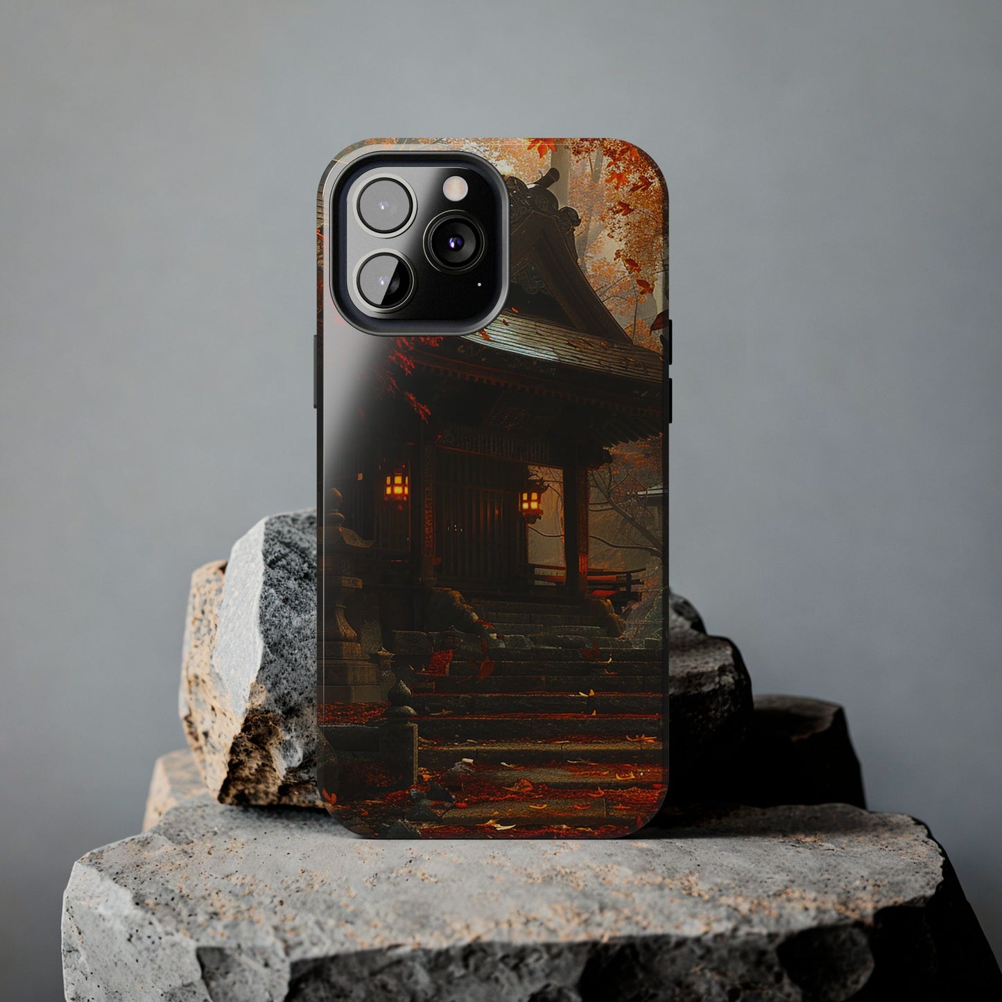 Japanese Autumn Shinto Shrine Tough Phone Case