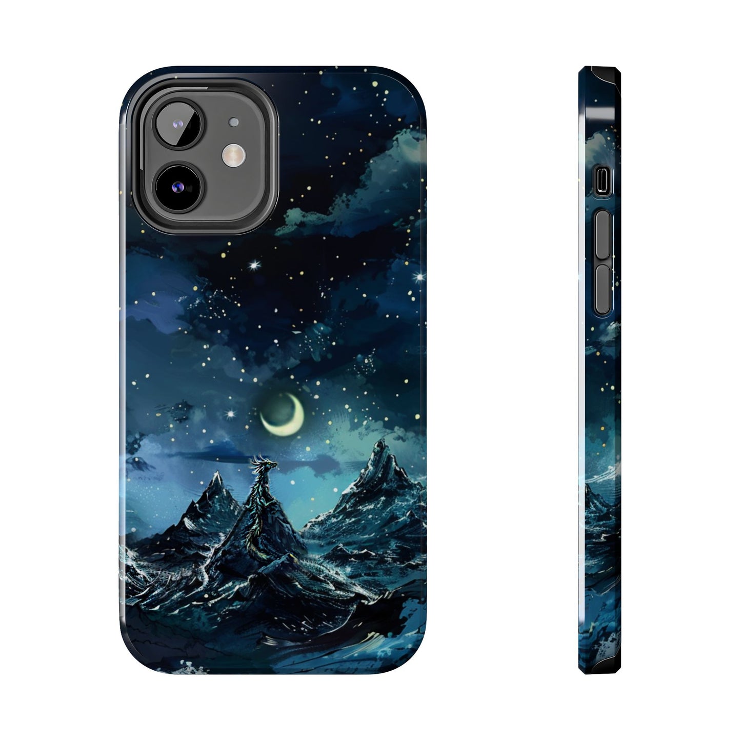 iPhone Android Fantasy Snowy Mountain Dragon Phone Case