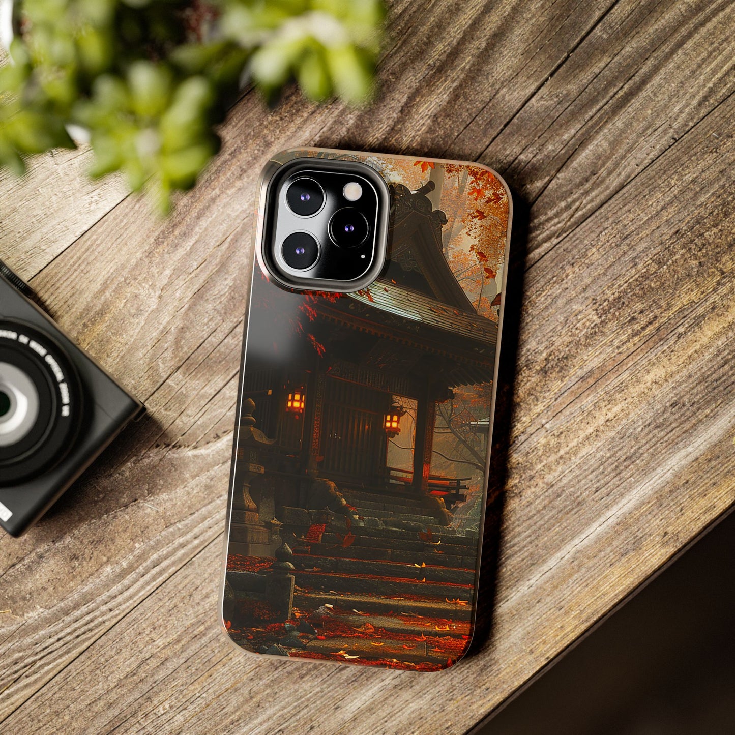 Japanese Autumn Shinto Shrine Tough Phone Case