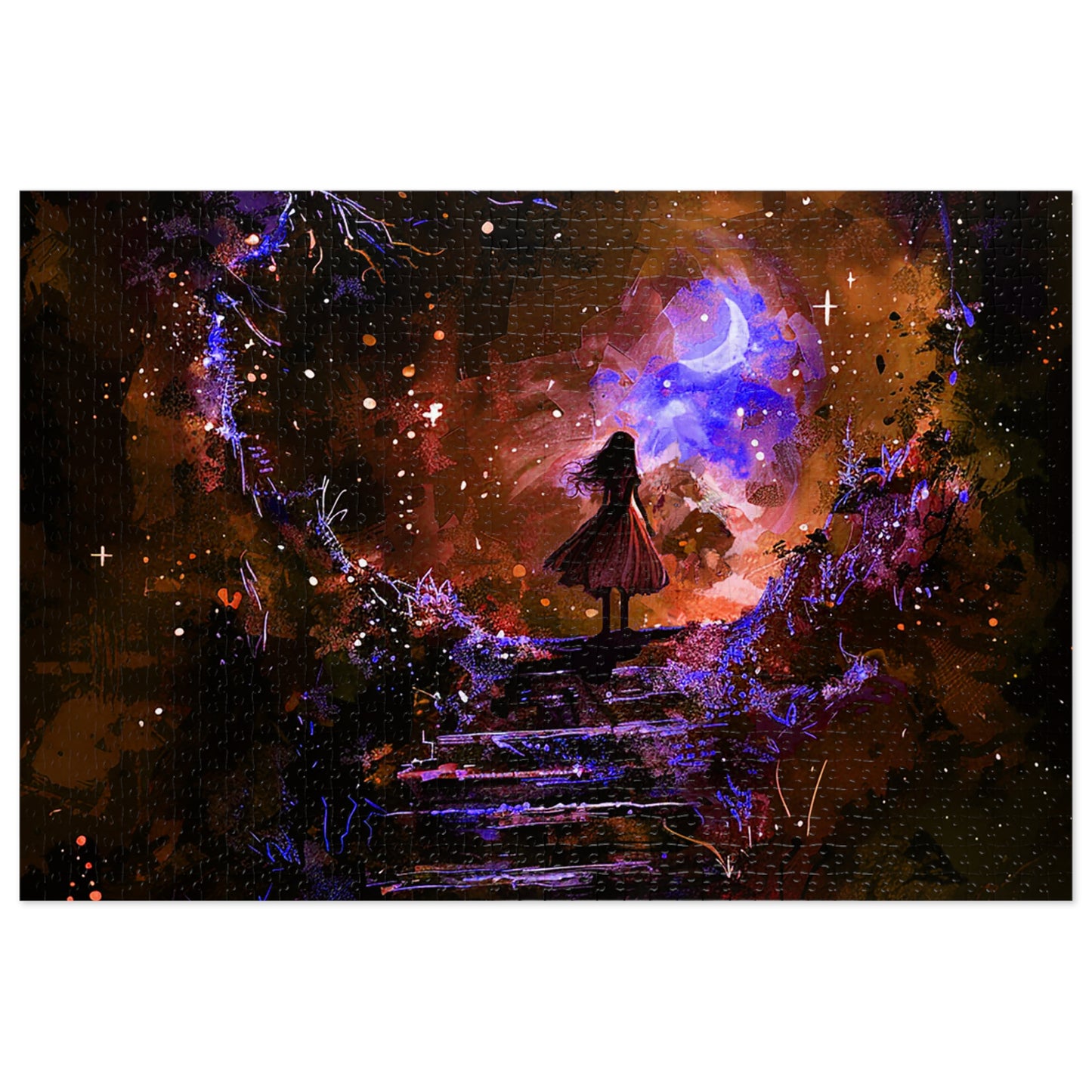 Fantasy Girl Portal Jigsaw Puzzle (30, 110, 252, 500,1000-Piece)