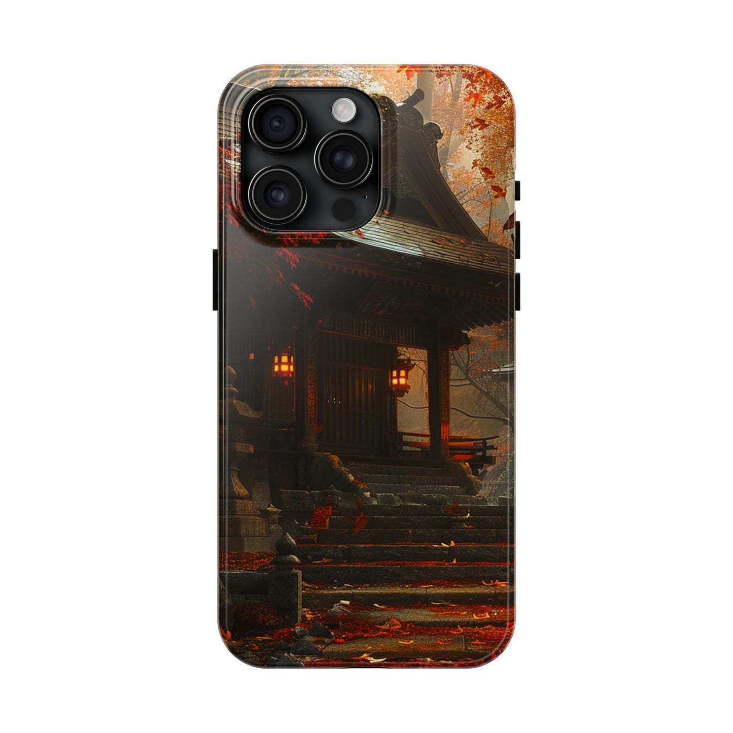 Japanese Autumn Shinto Shrine Tough Phone Case