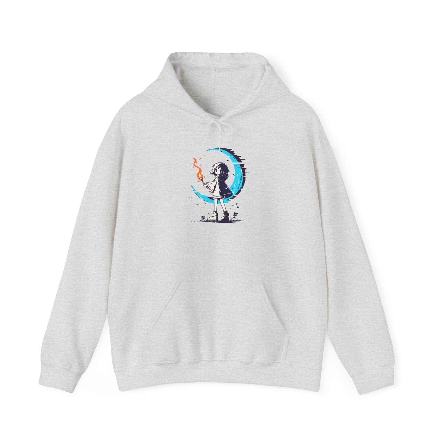 Fantasy Moon Girl Torchbearer Unisex Heavy Blend™ Hooded Sweatshirt