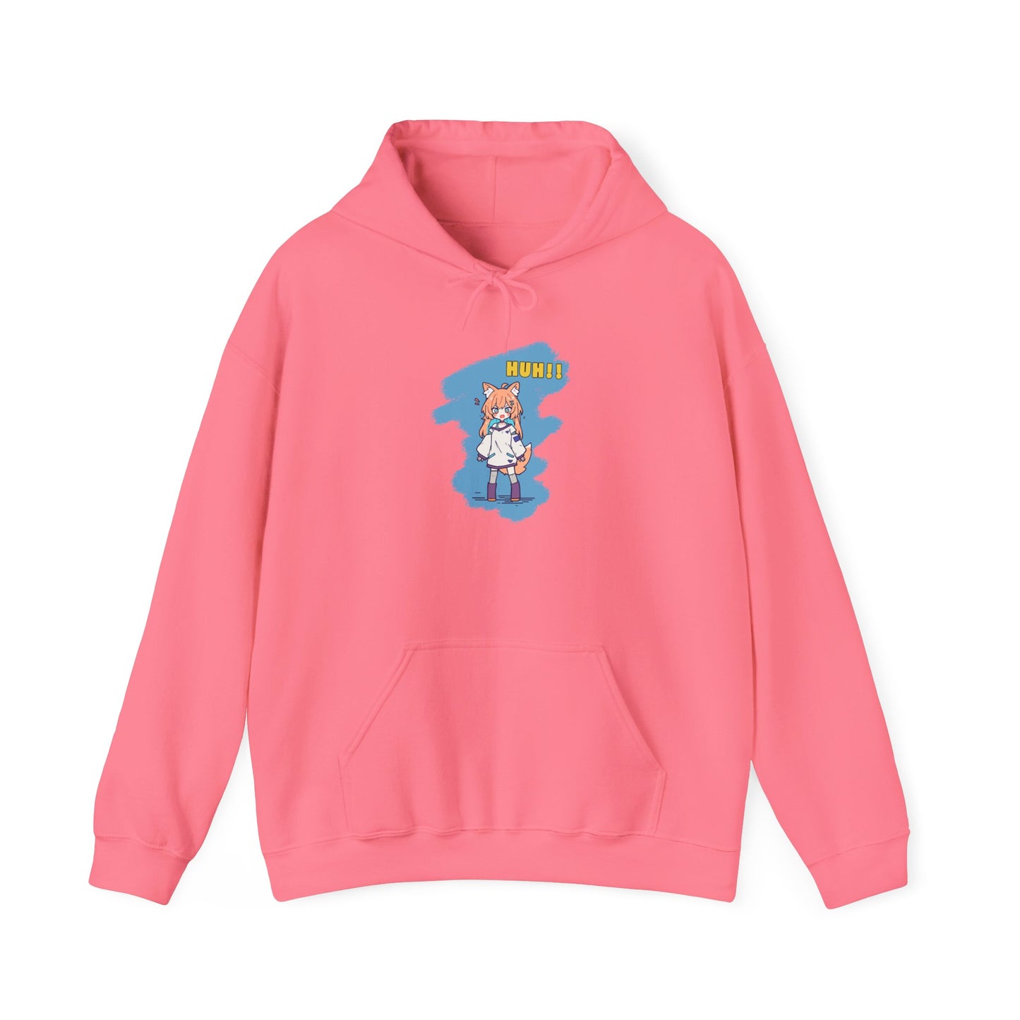 Sweet Fox Girl Huh!! Unisex - Heavy Blend™ Hooded Sweatshirt - Vibrant Anime Style - Cute and Funny Design