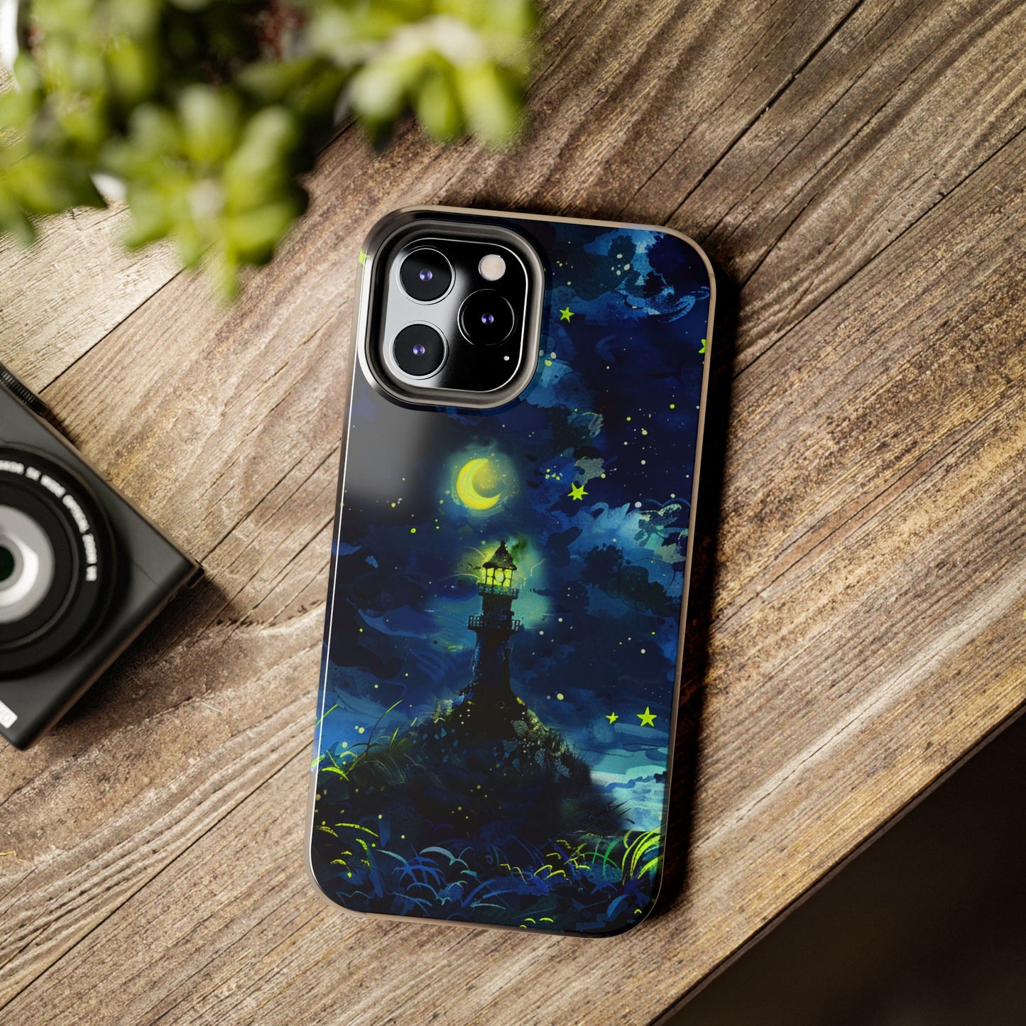 iPhone Android Moonlight Lighthouse Phone Case