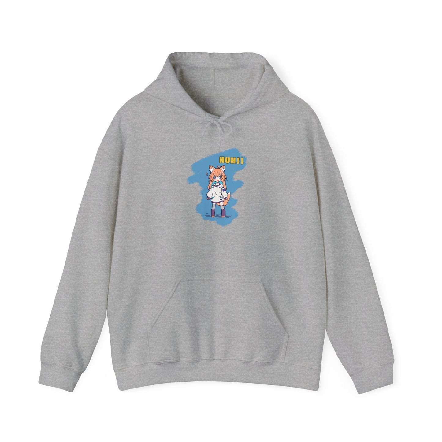 Sweet Fox Girl Huh!! Unisex - Heavy Blend™ Hooded Sweatshirt - Vibrant Anime Style - Cute and Funny Design