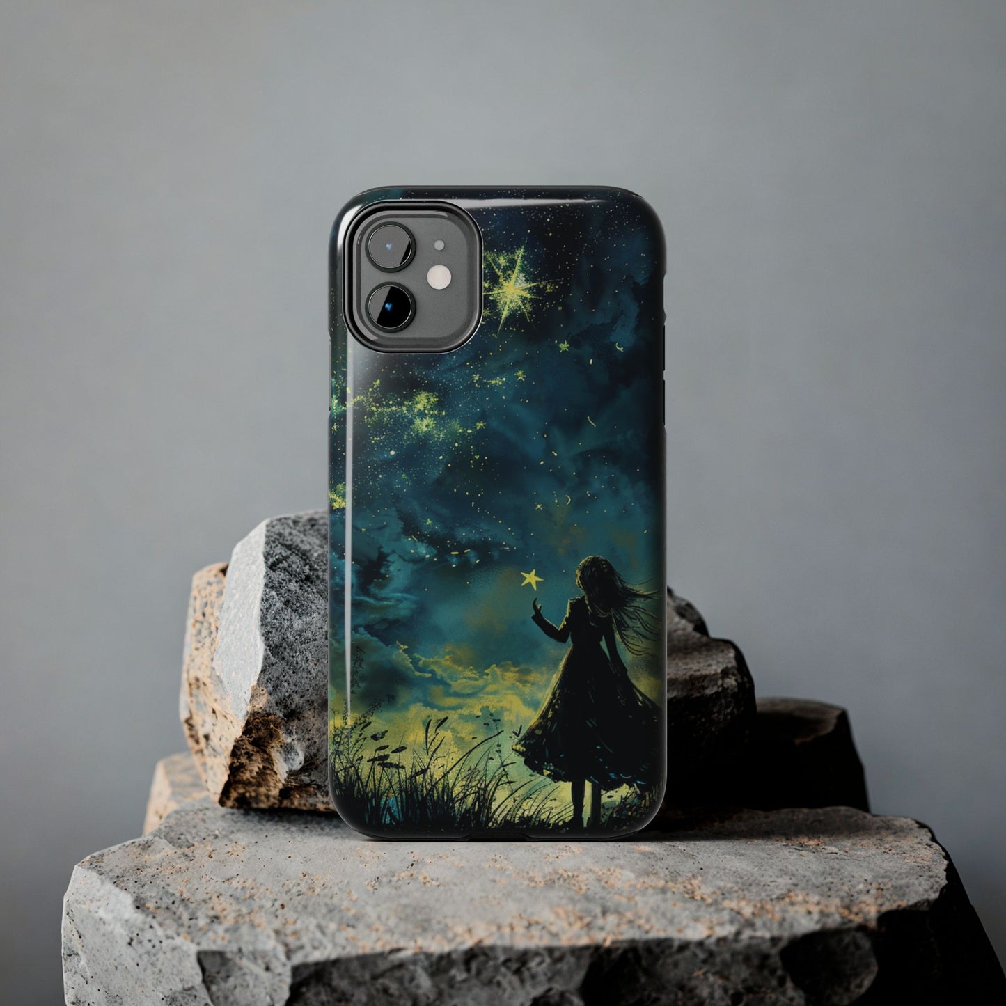 iPhone Android Wishing Star Girl Phone Case