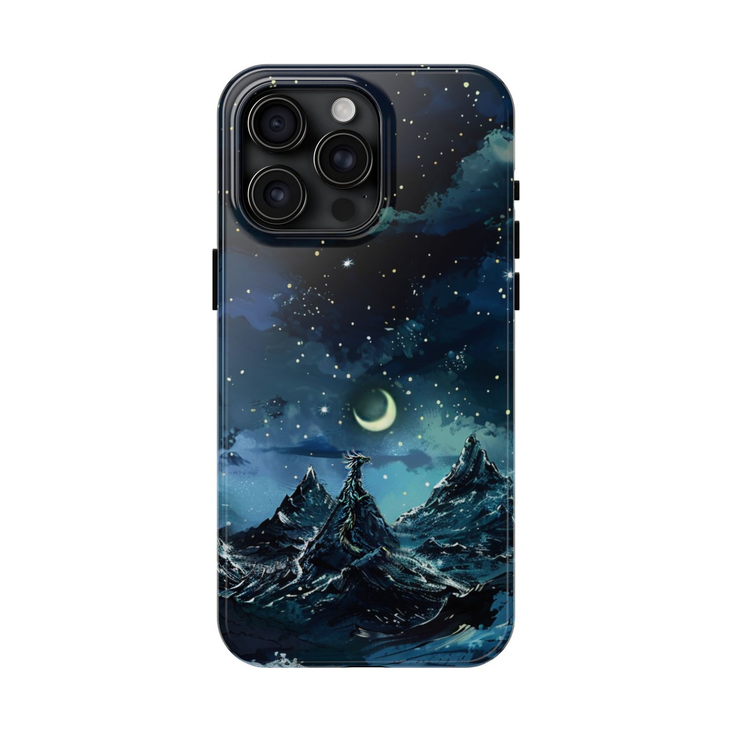 iPhone Android Fantasy Snowy Mountain Dragon Phone Case