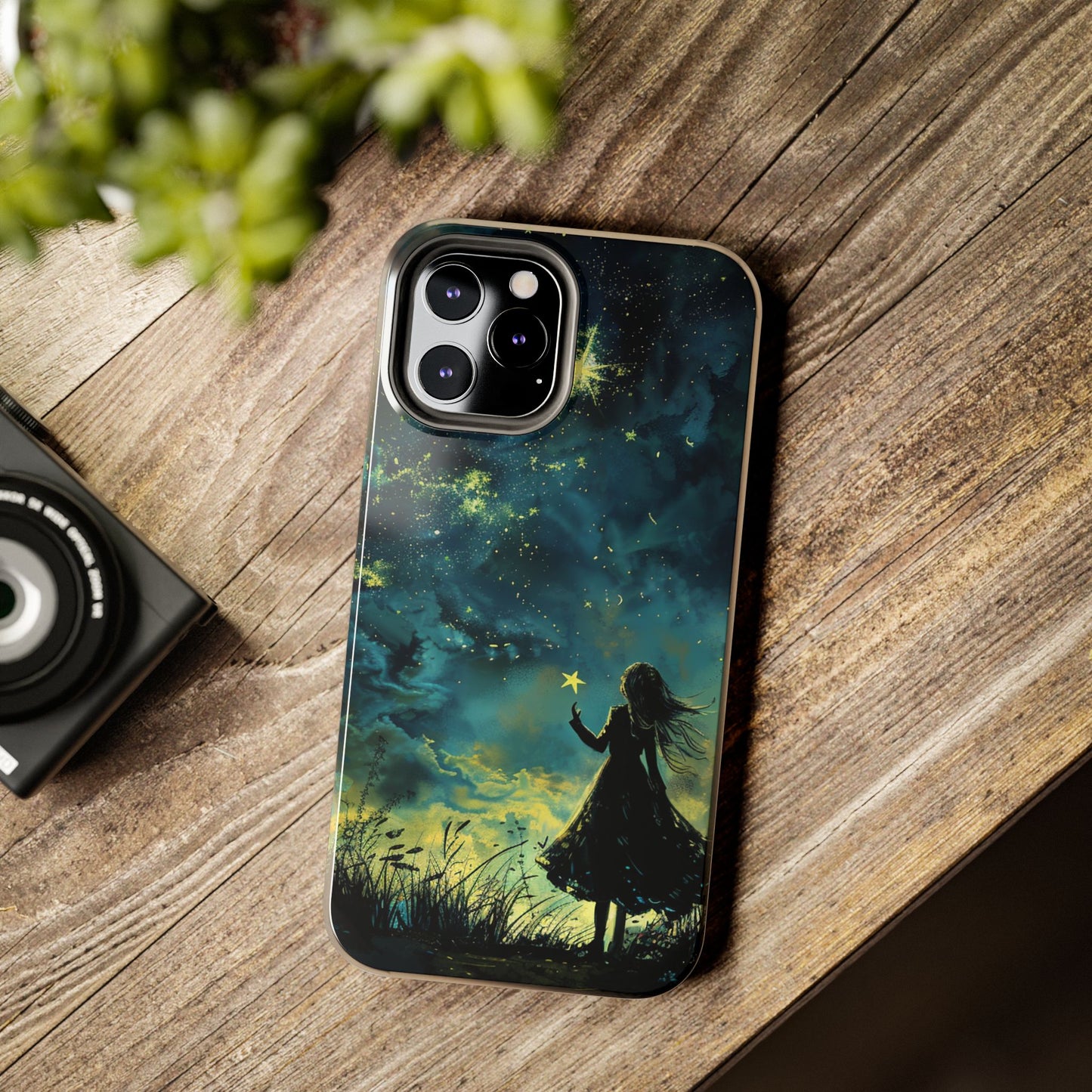 iPhone Android Wishing Star Girl Phone Case