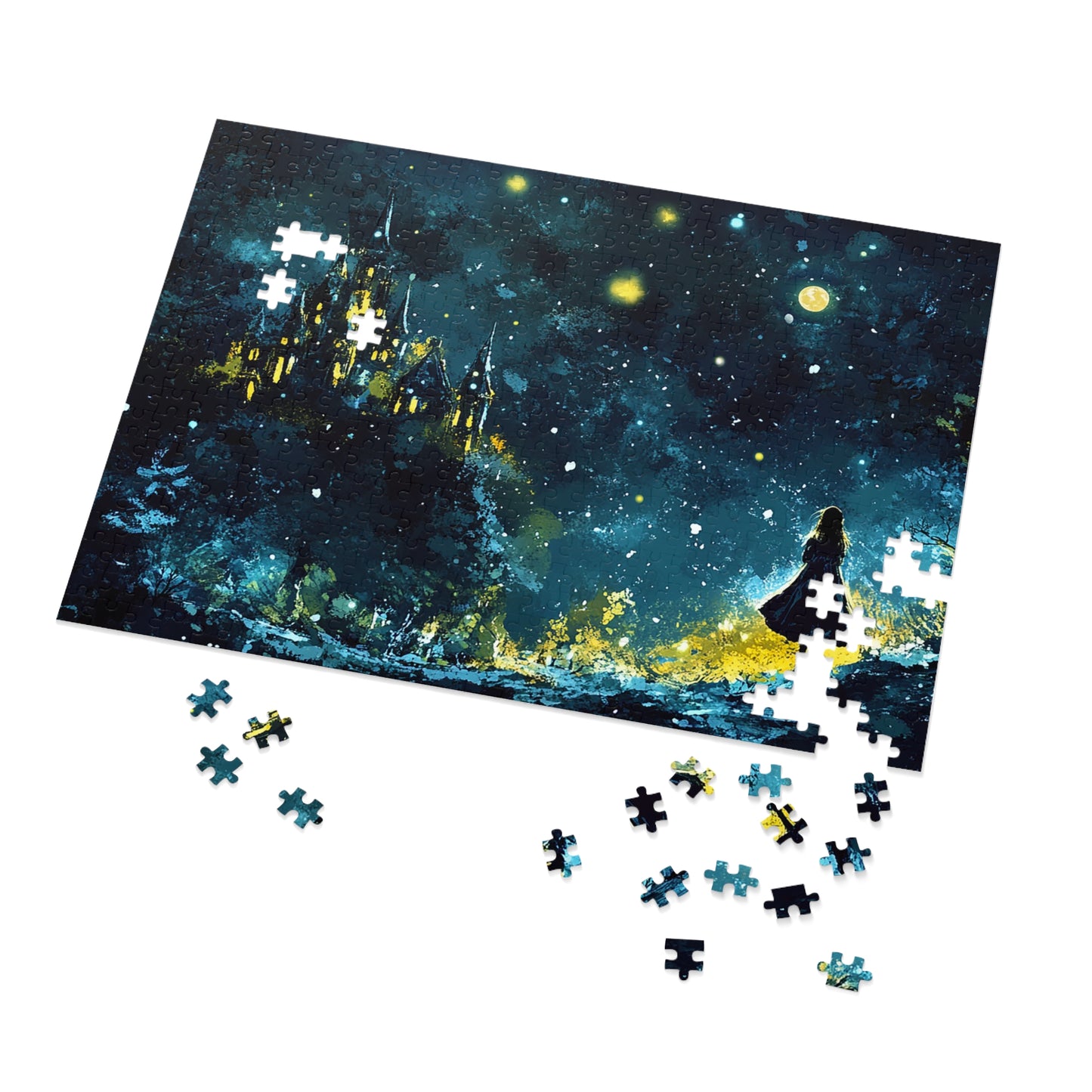 Snow Palace Princess Jigsaw Puzzle (30, 110, 252, 500,1000-Piece)