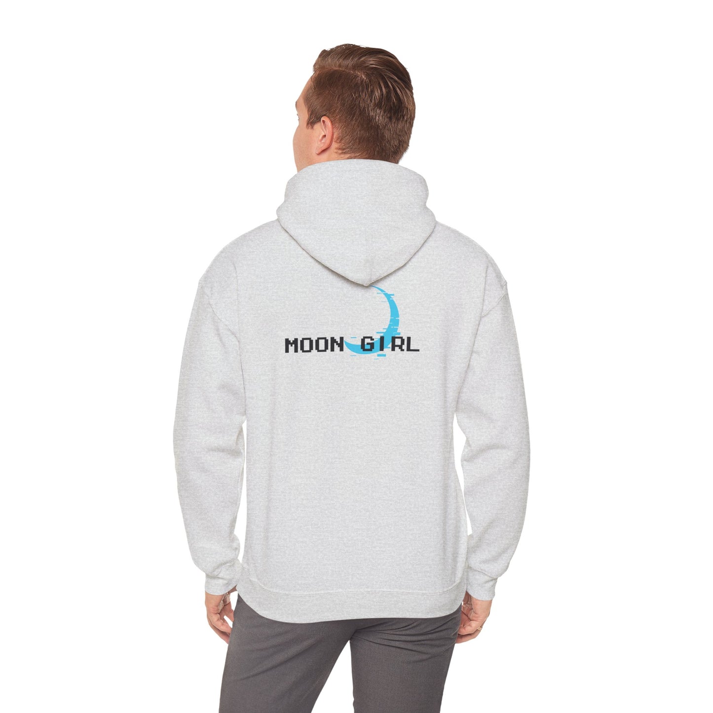Fantasy Moon Girl Torchbearer Unisex Heavy Blend™ Hooded Sweatshirt