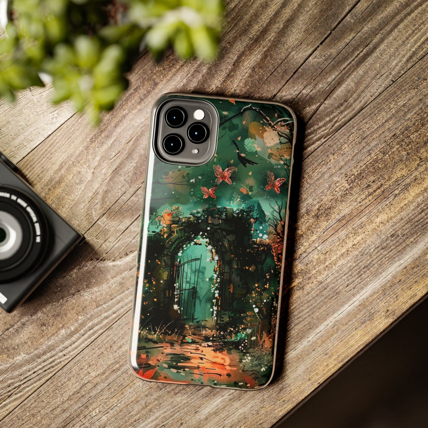 iPhone Android Lonely Ancient Fantasy Gate Phone Case