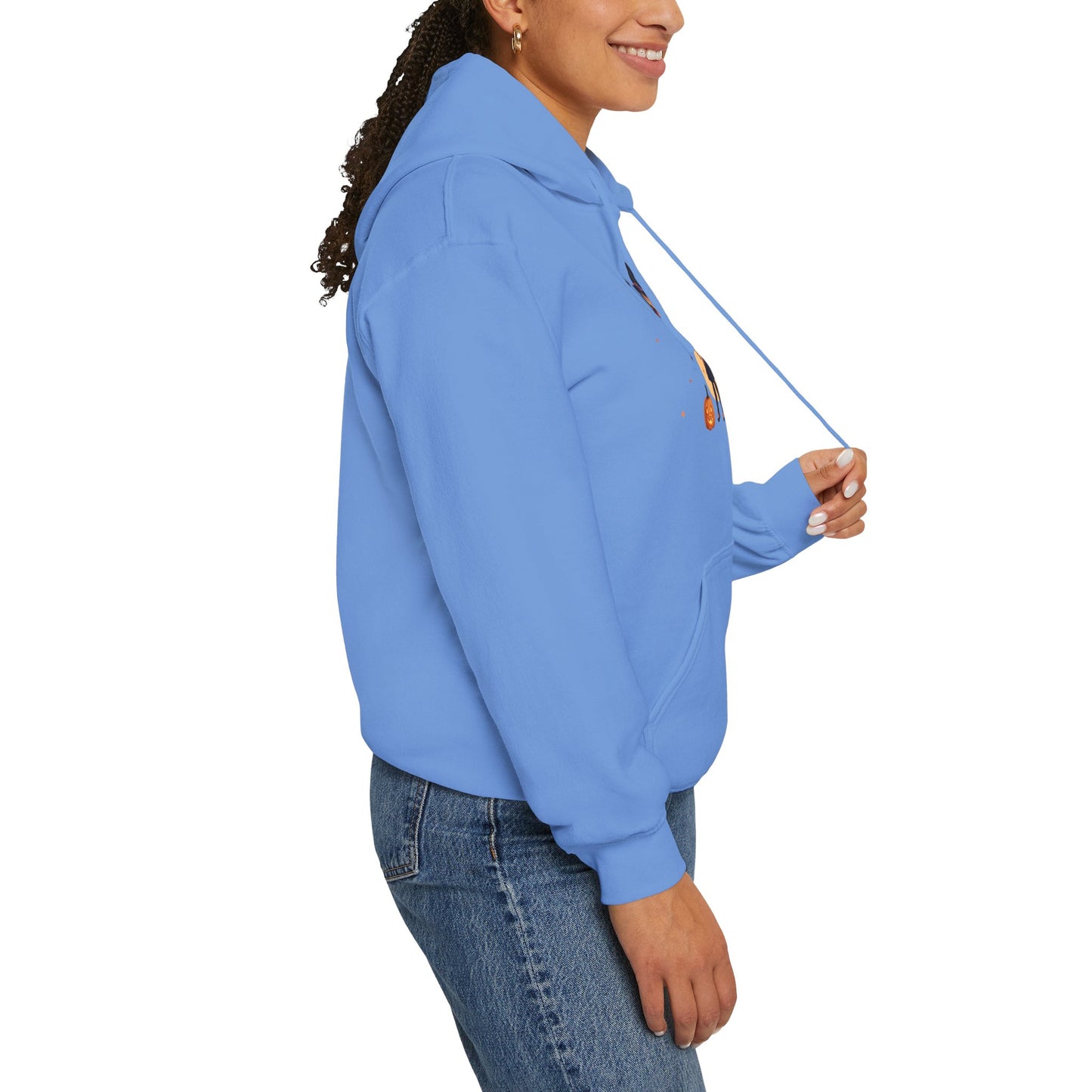 Cute Halloween Magician Girl Unisex Heavy Blend™ Hooded Sweatshirt