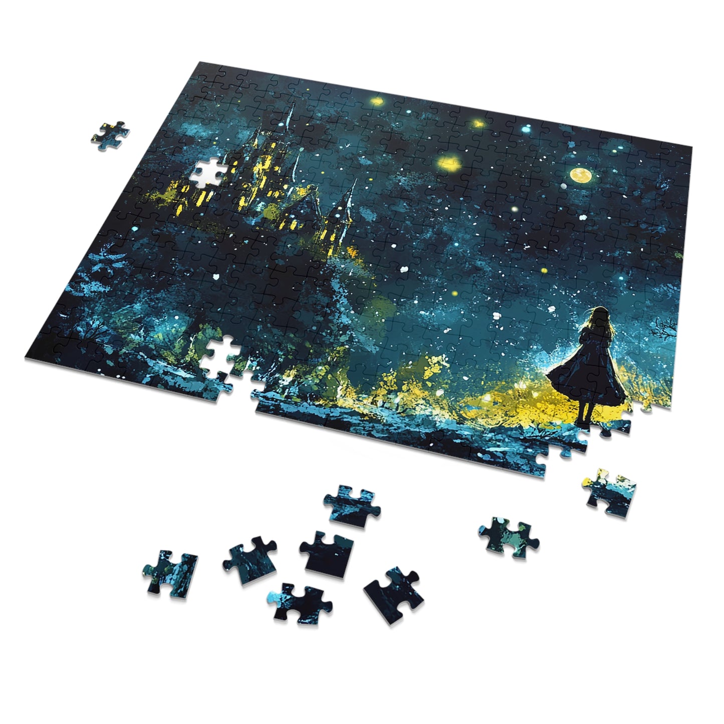 Snow Palace Princess Jigsaw Puzzle (30, 110, 252, 500,1000-Piece)