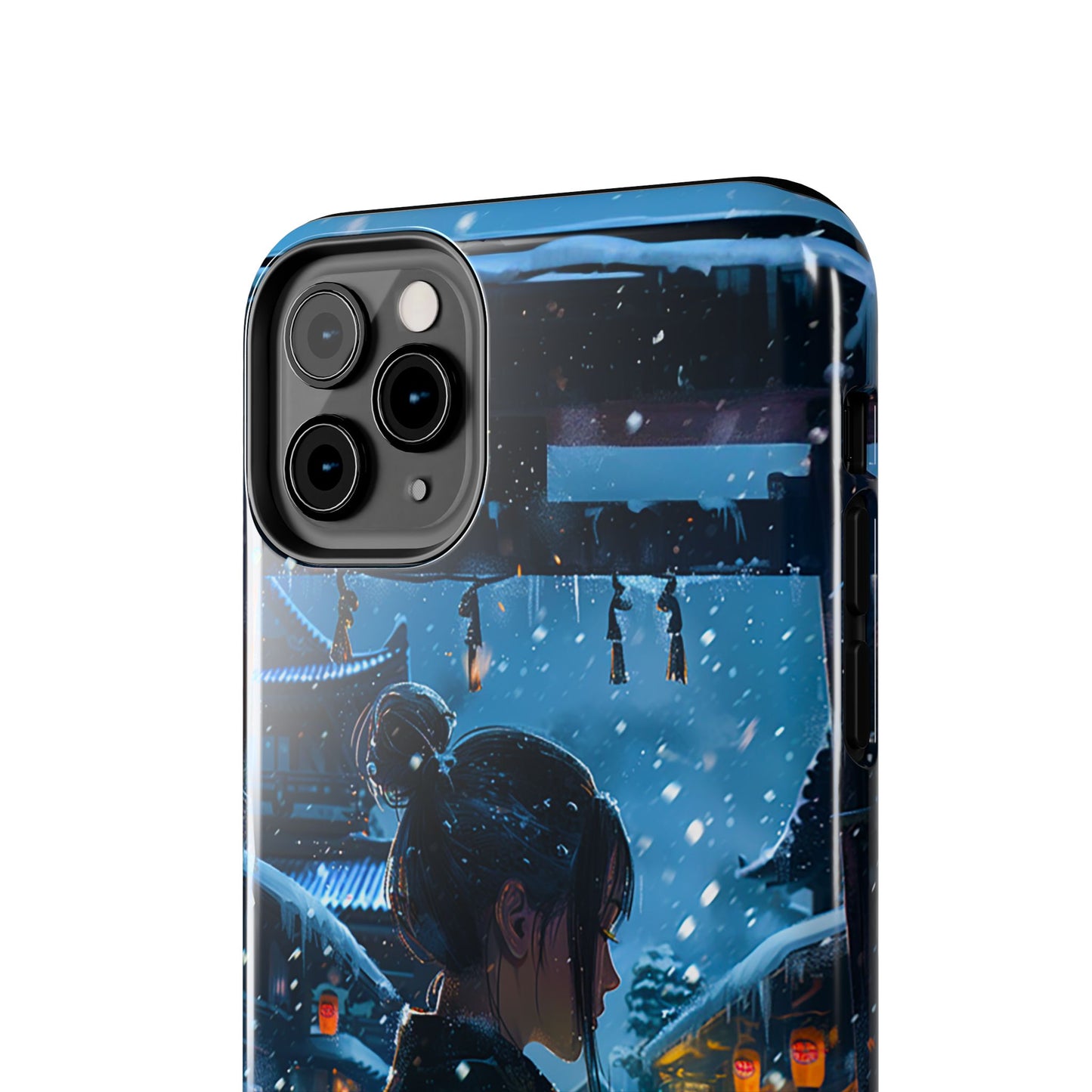 Snowy Japanese Village Tough Phone Case iPhone Android